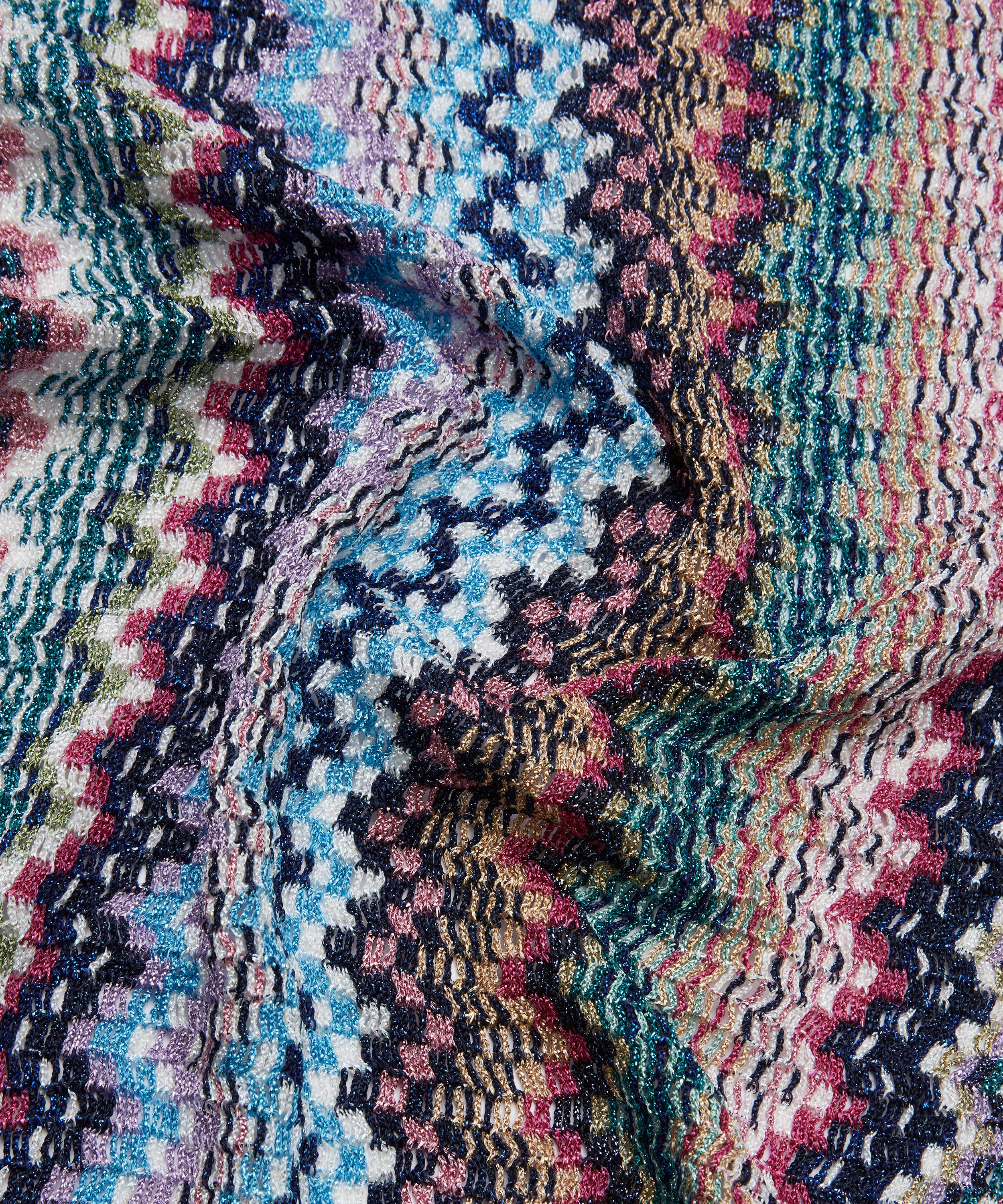 Missoni - Fringed Zig-Zag Intarsia-Knit Scarf image number 3