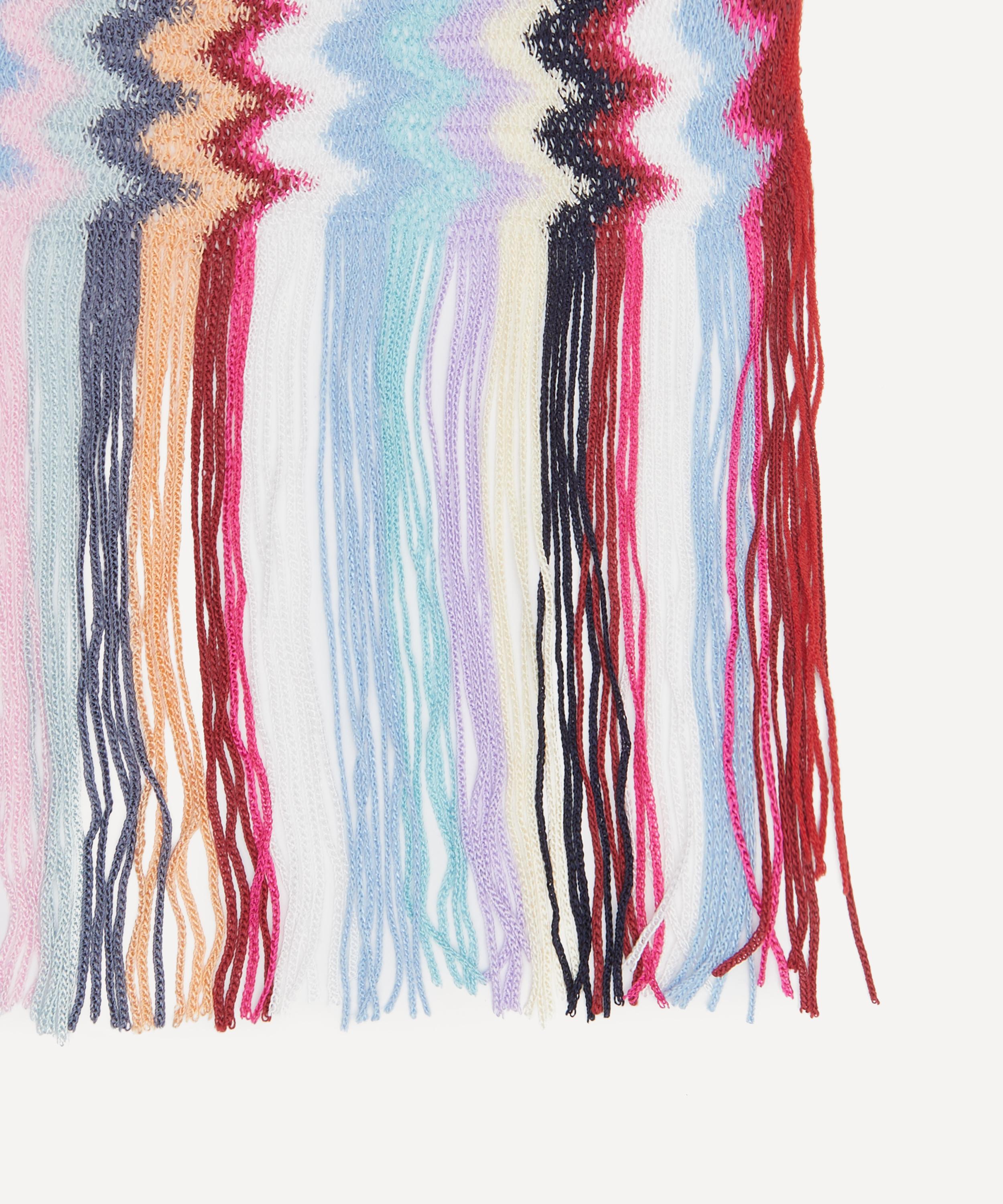 Missoni - Fringed Zig-Zag Viscose Scarf image number 2
