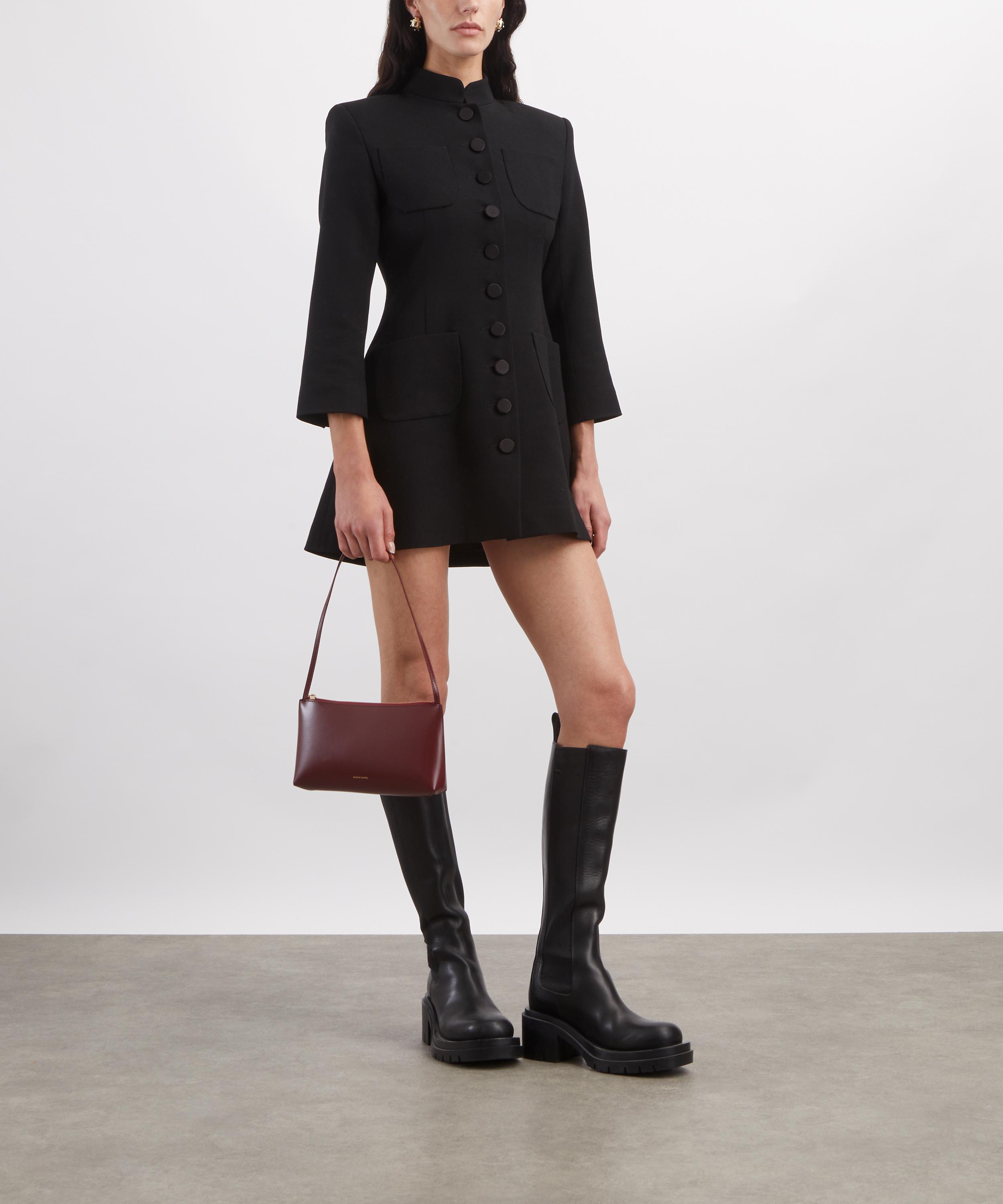 THE IRISH TWIN - Ceci Black Wool-Crepe Jacket image number 1