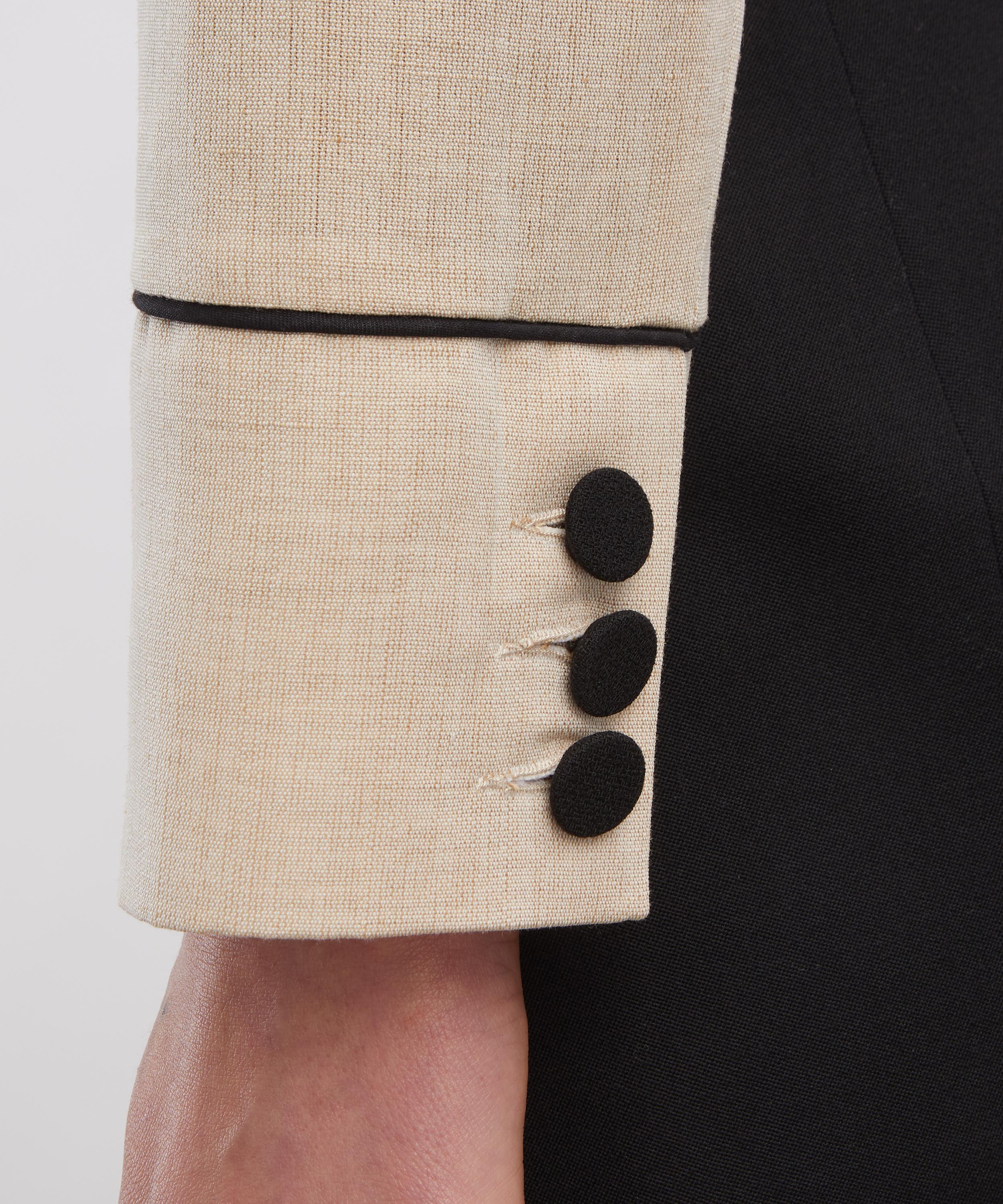 THE IRISH TWIN - Jacki Cropped Wool-Linen Jacket image number 4