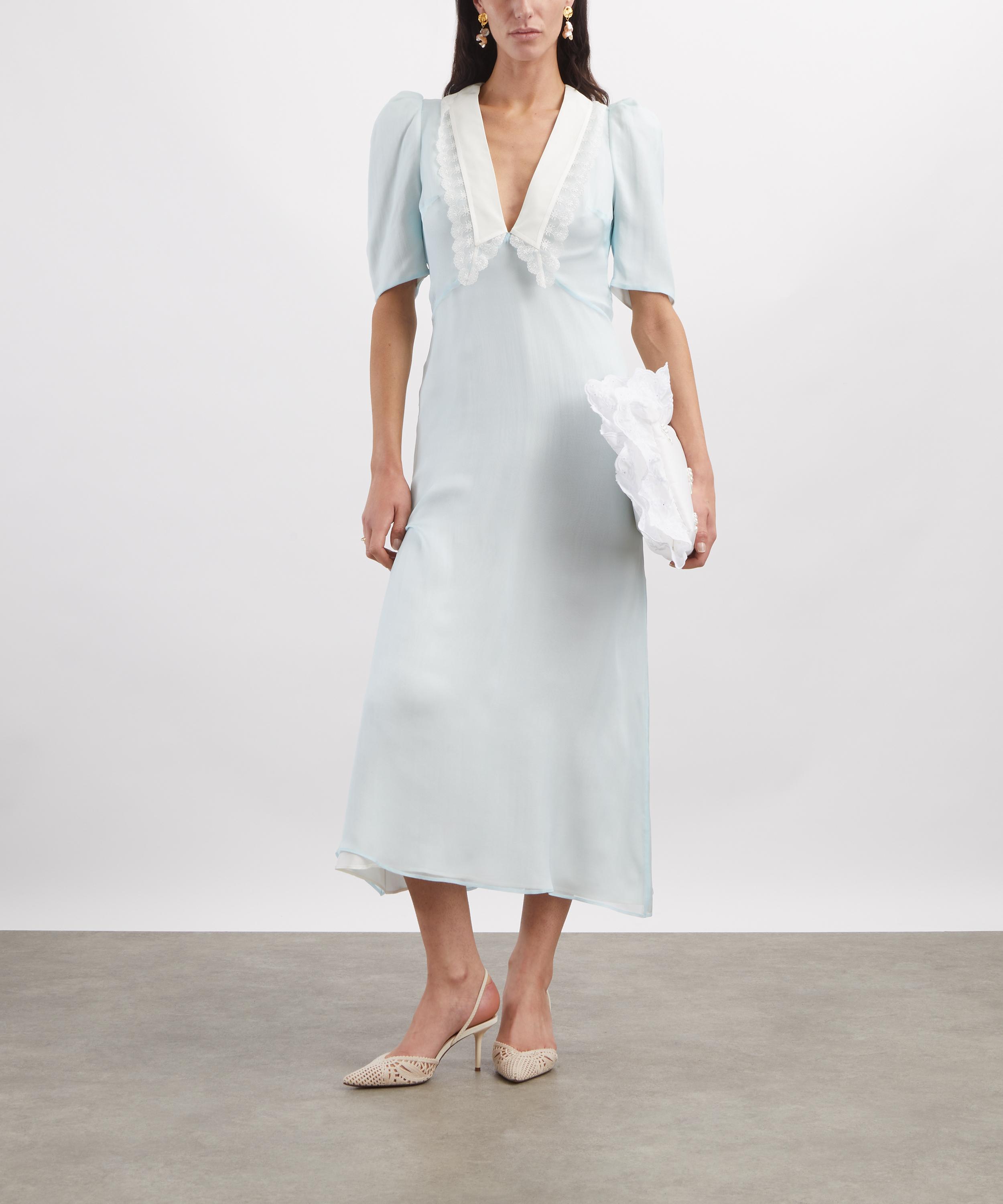 THE IRISH TWIN - Tildi Ice Blue Long Dress image number 1