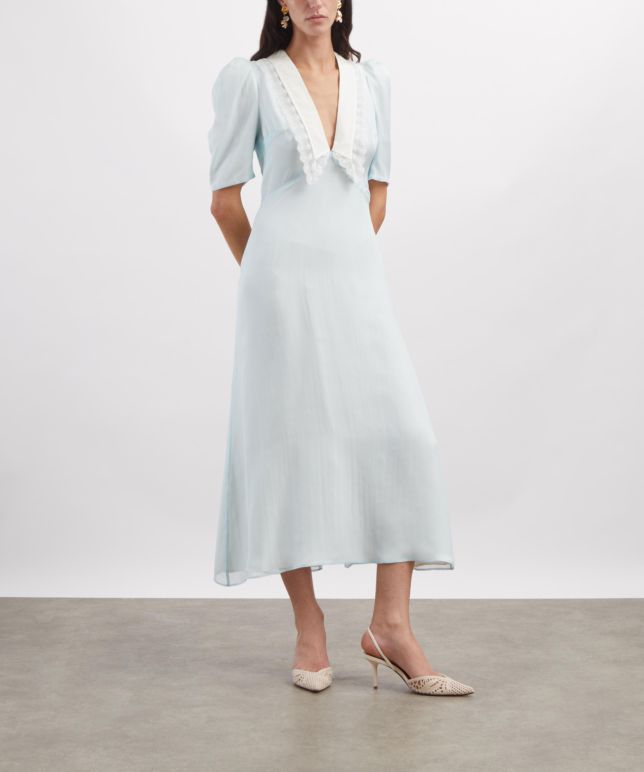THE IRISH TWIN - Tildi Ice Blue Long Dress image number 2
