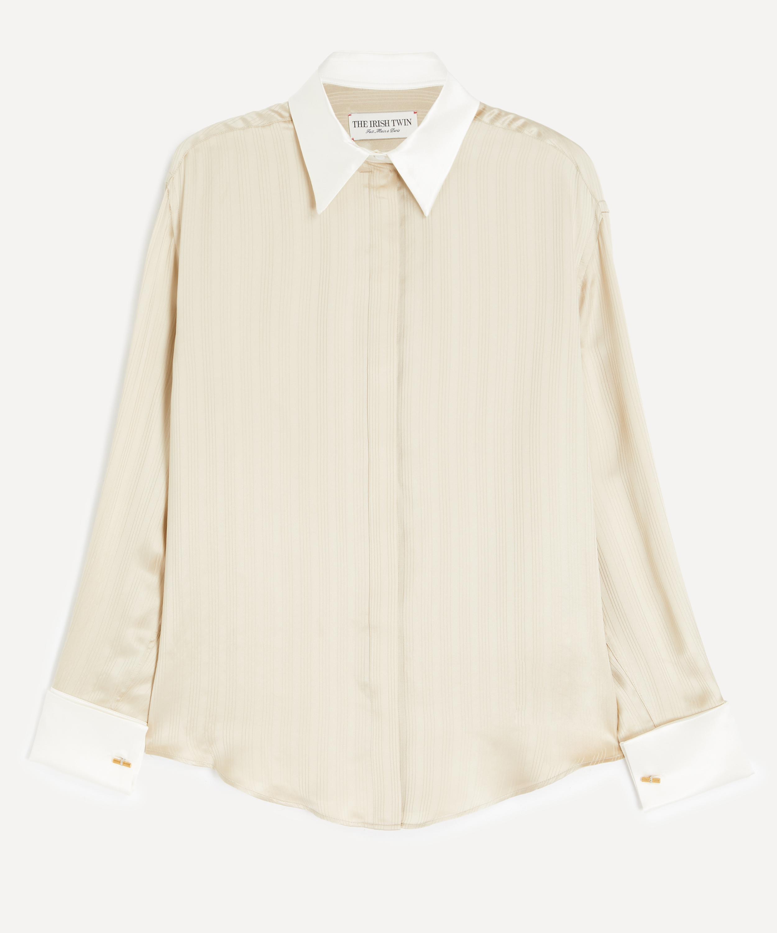 THE IRISH TWIN - Michi Sand Jacquard Stripes Shirt