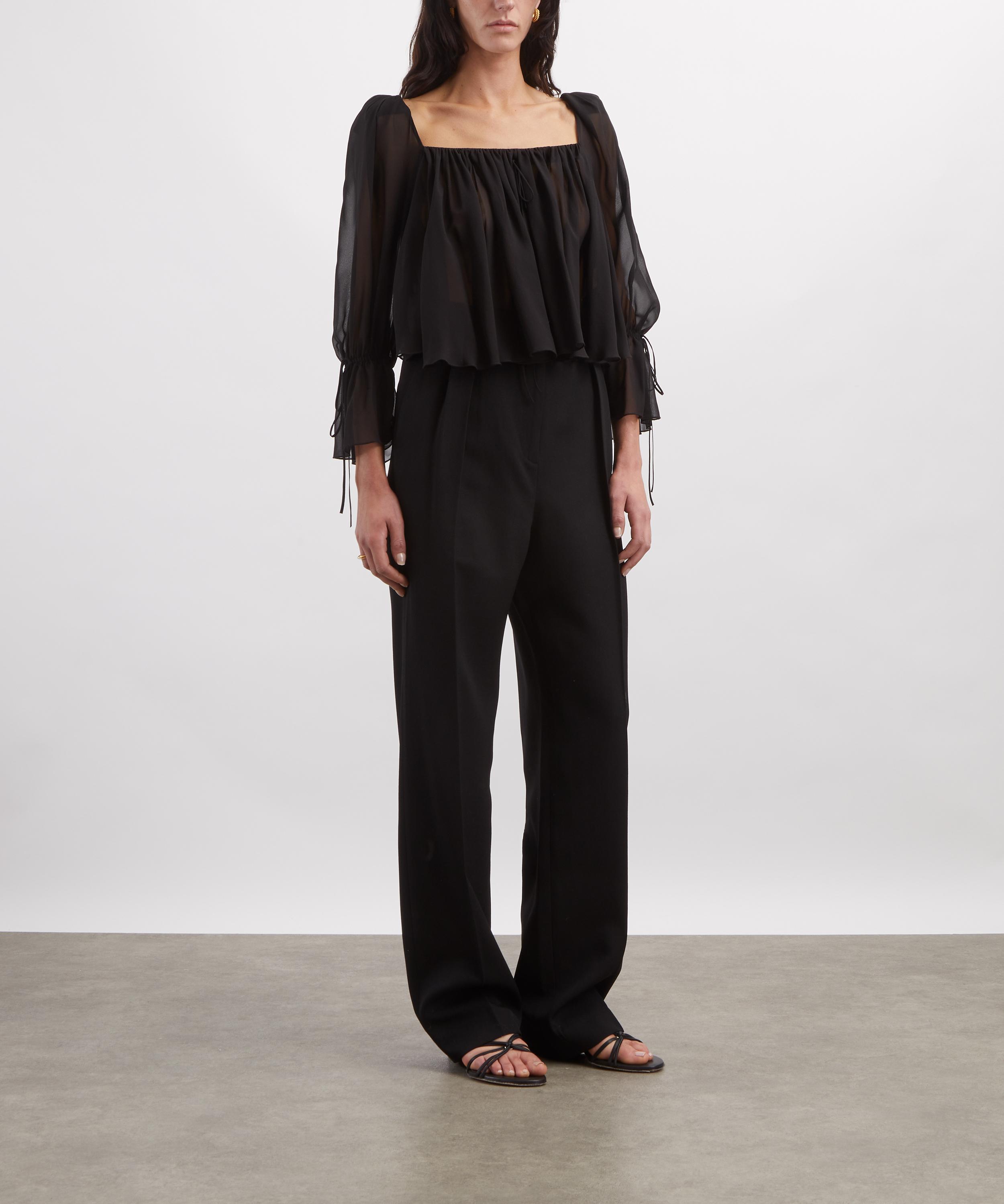 THE IRISH TWIN - Henri High-Waisted Wool Trousers image number 1