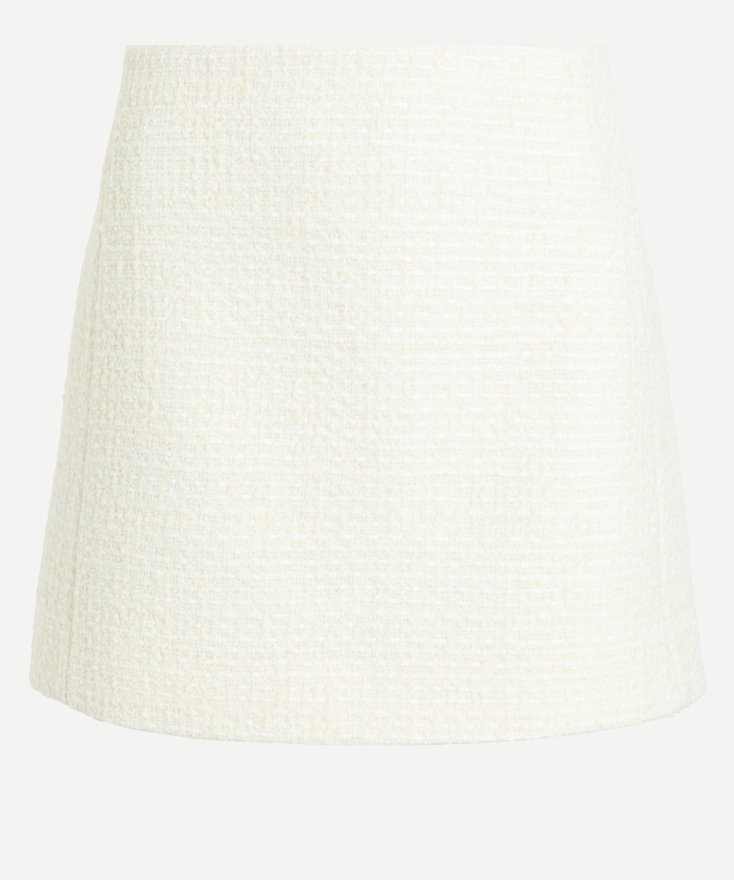 THE IRISH TWIN - Mini Wool Tweed Skirt
