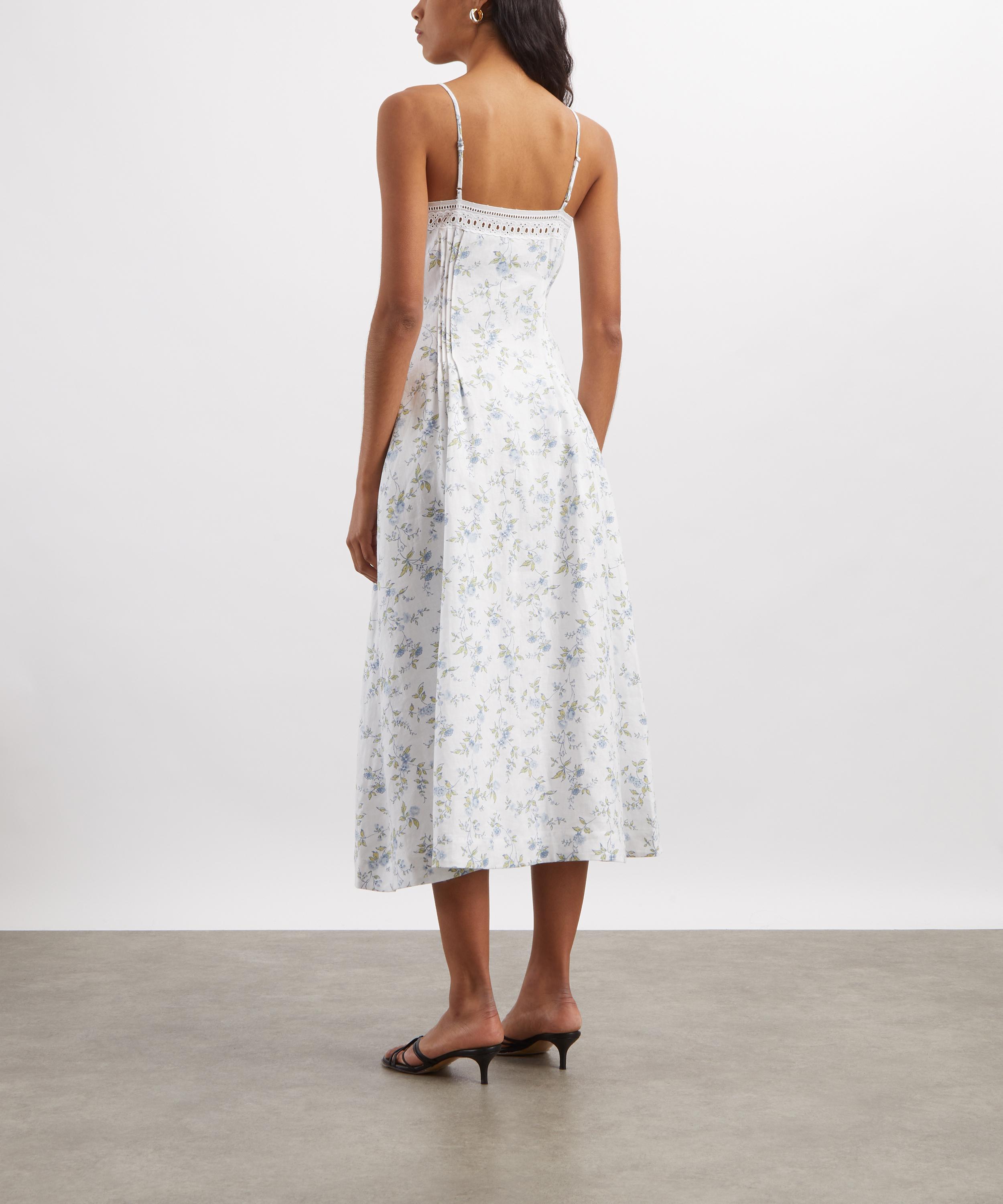 Reformation - Pomona Linen Midi Dress&nbsp; image number 3