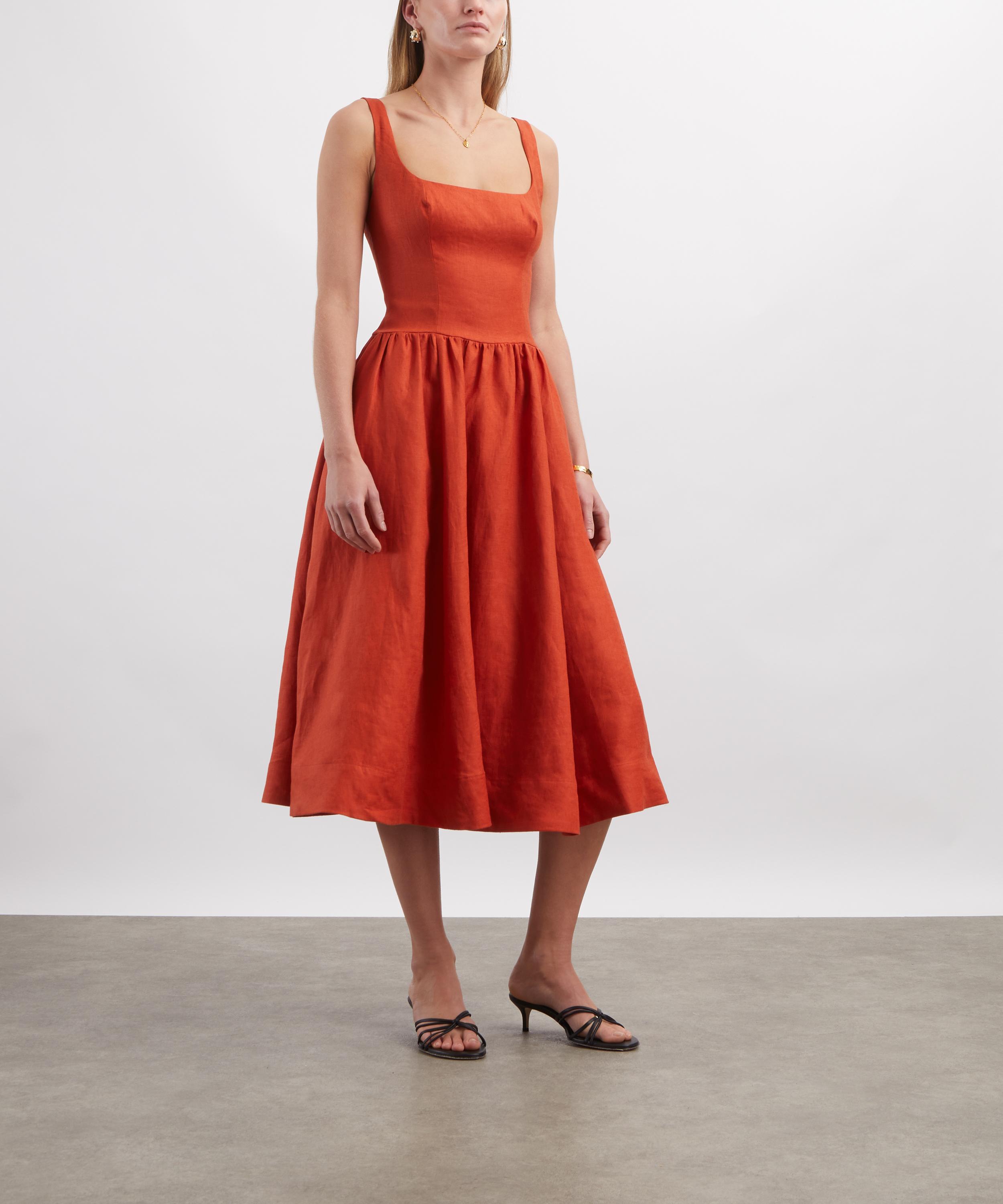 Reformation - Janu Linen Midi Dress&nbsp; image number 2