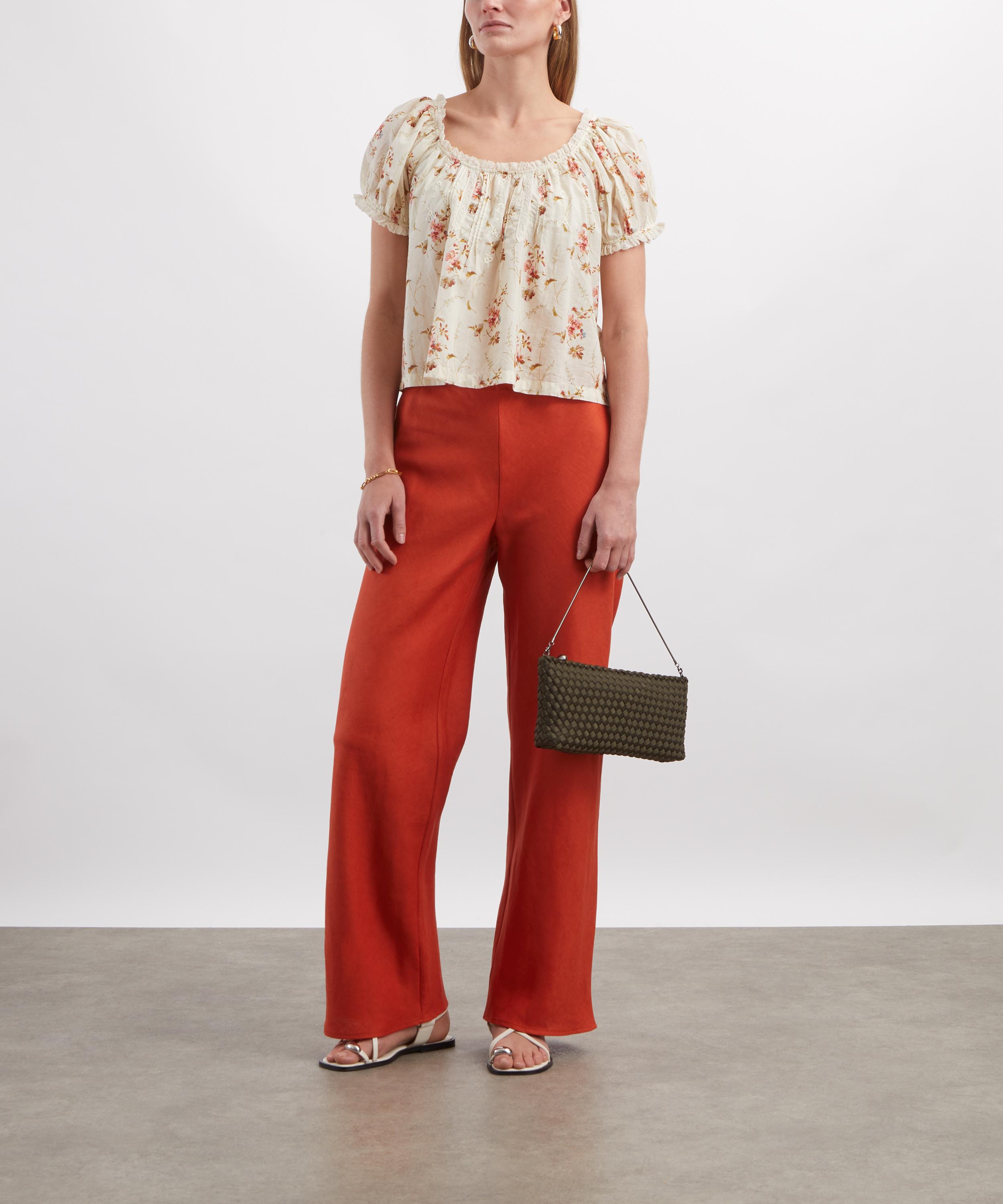 Reformation - Gale Linen Mid-Rise Trousers image number 1