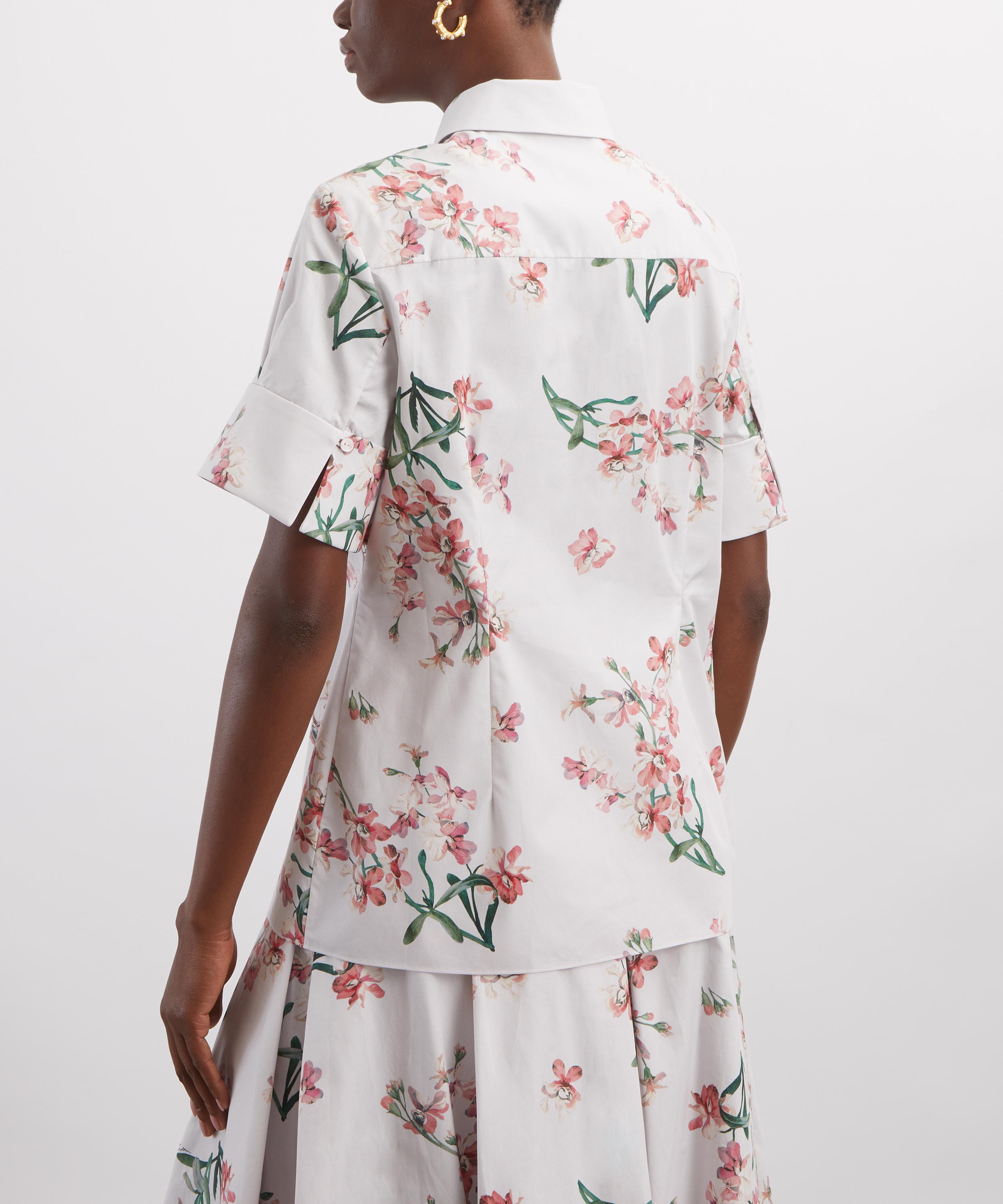 Erdem - Floral Print Short-Sleeve Shirt image number 3