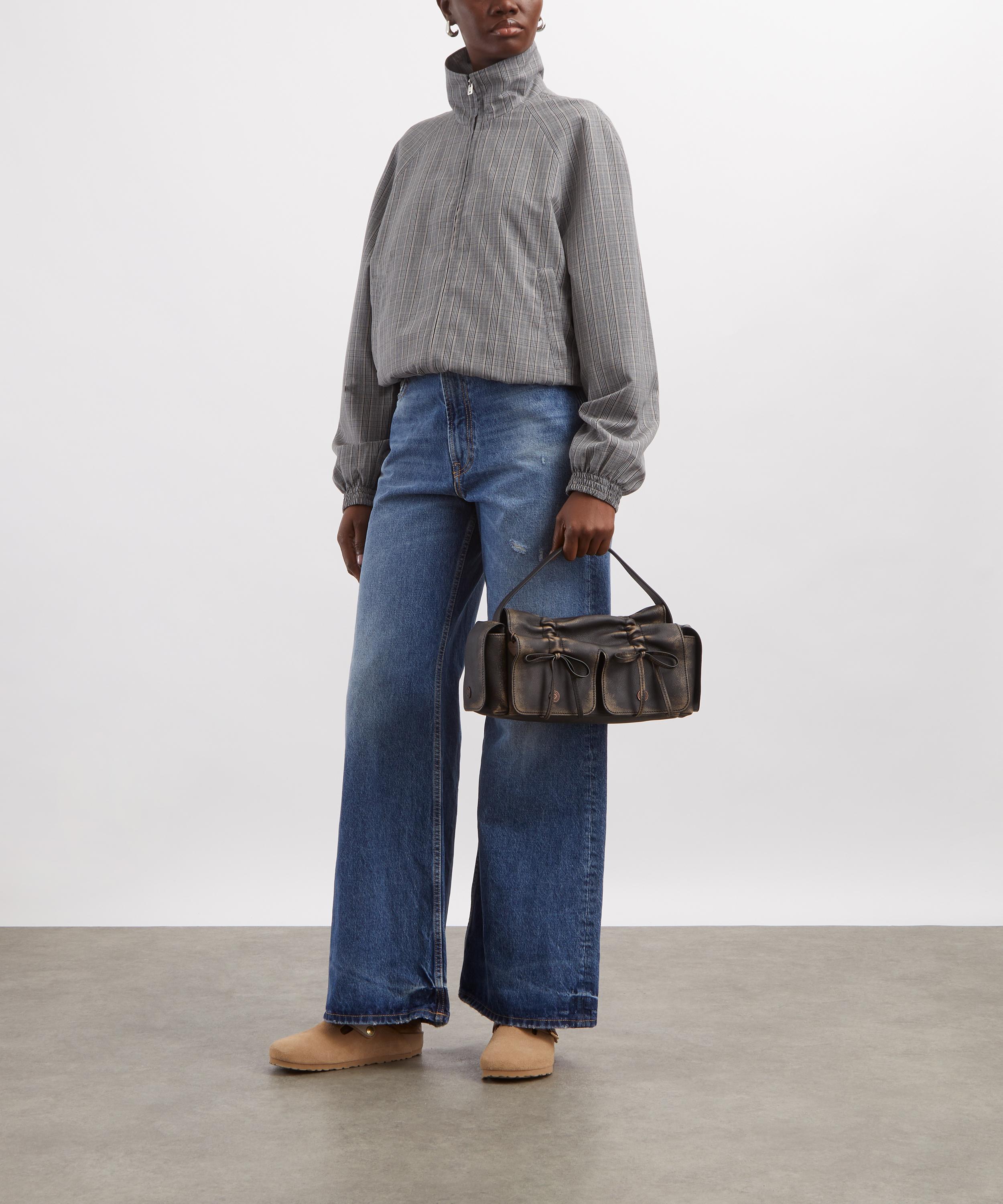 Acne Studios - Grey Technical Check Jacket image number 1