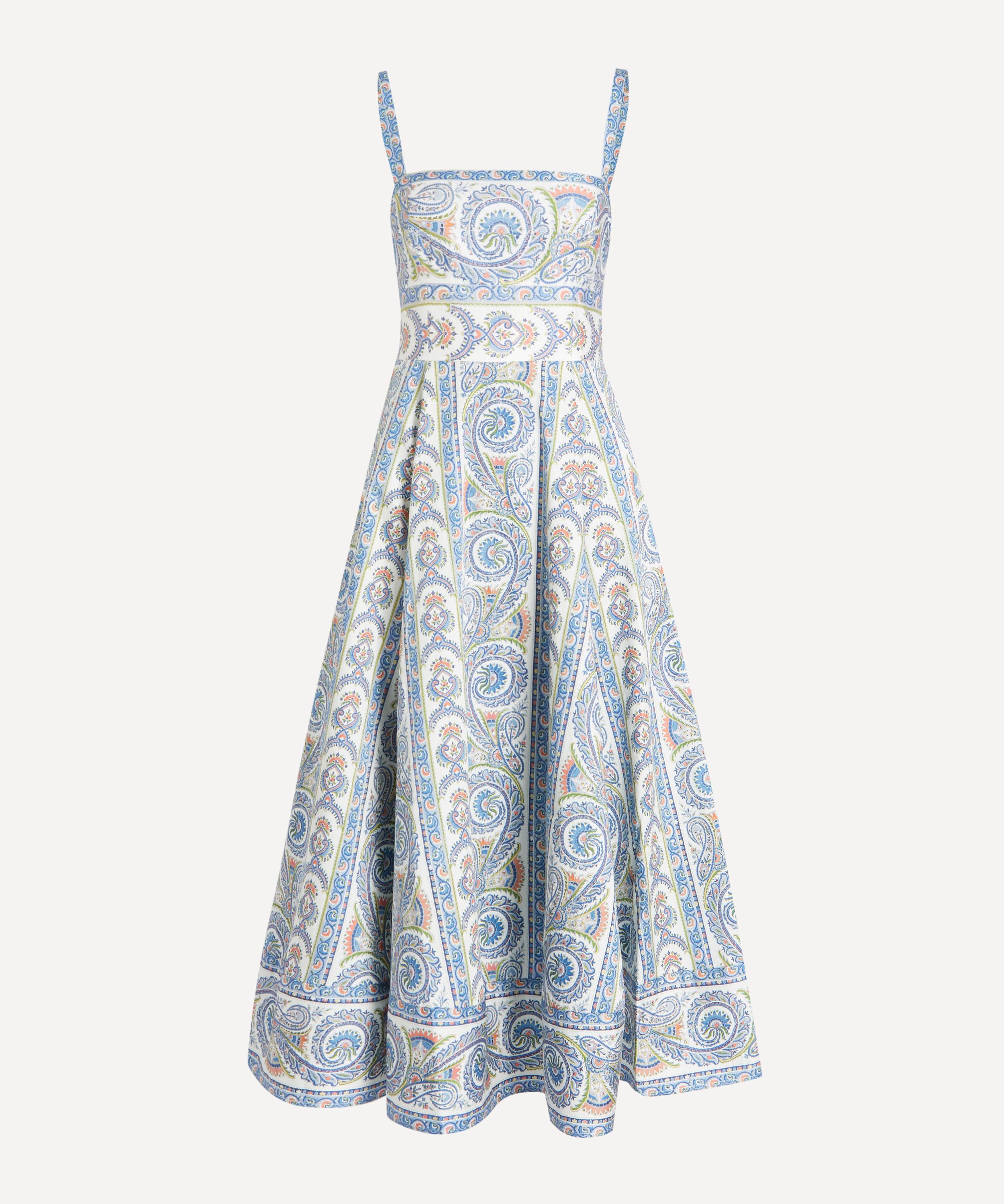 Hill House Home - Margot Blue Corsica Paisley Dress