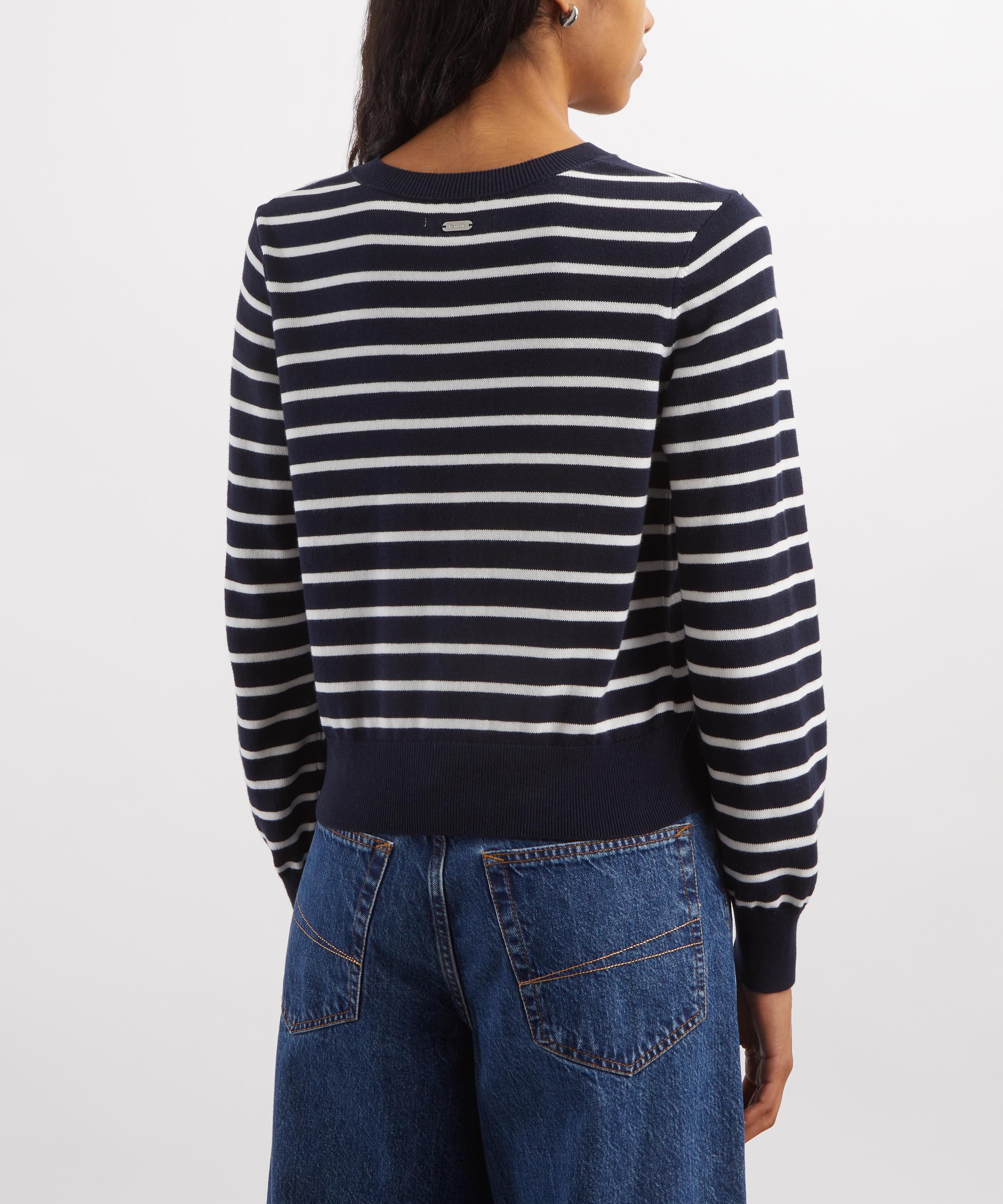 Barbour - Baiton Striped Cardigan image number 3