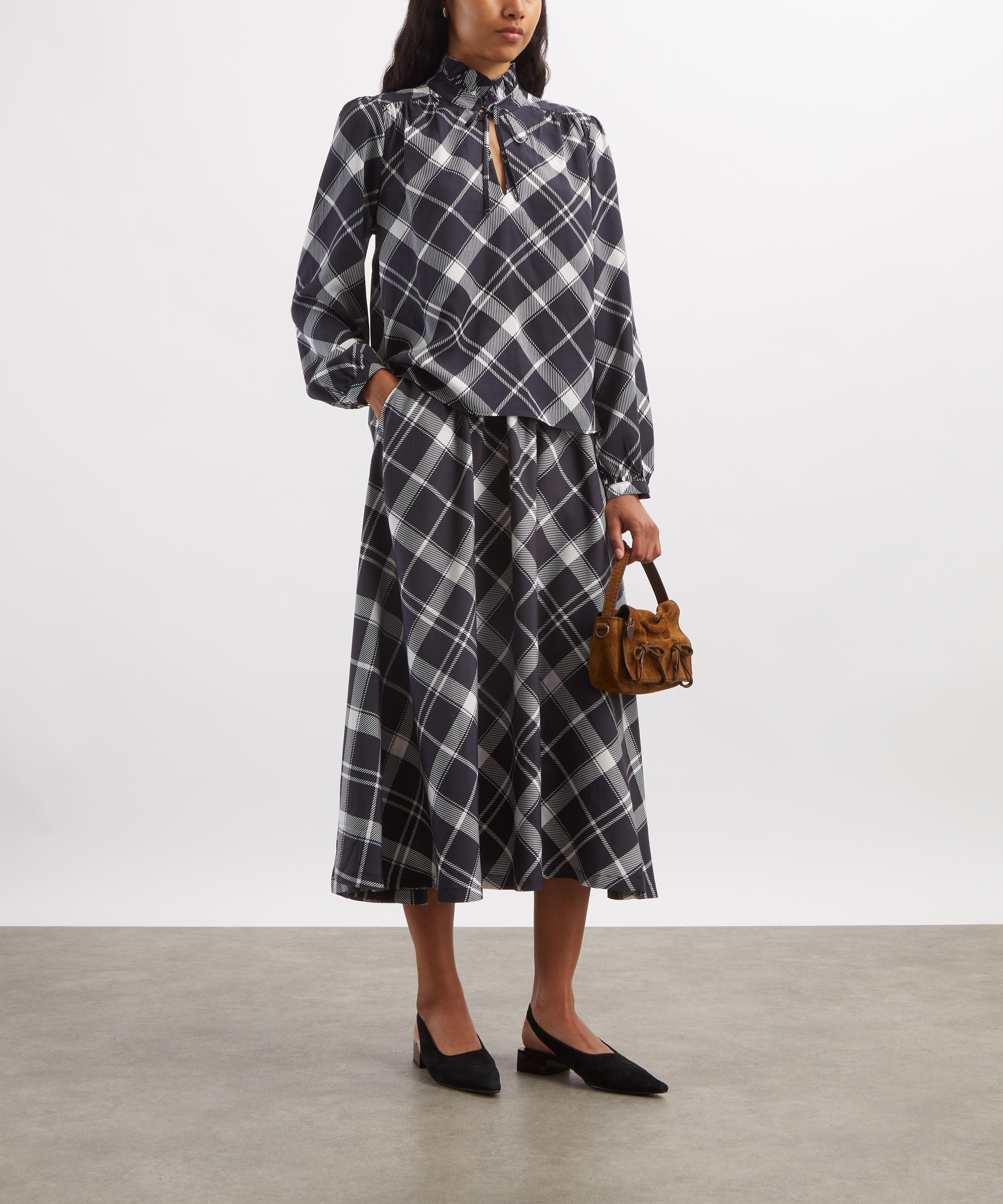 Barbour - Baiton Tartan Midi Skirt image number 1