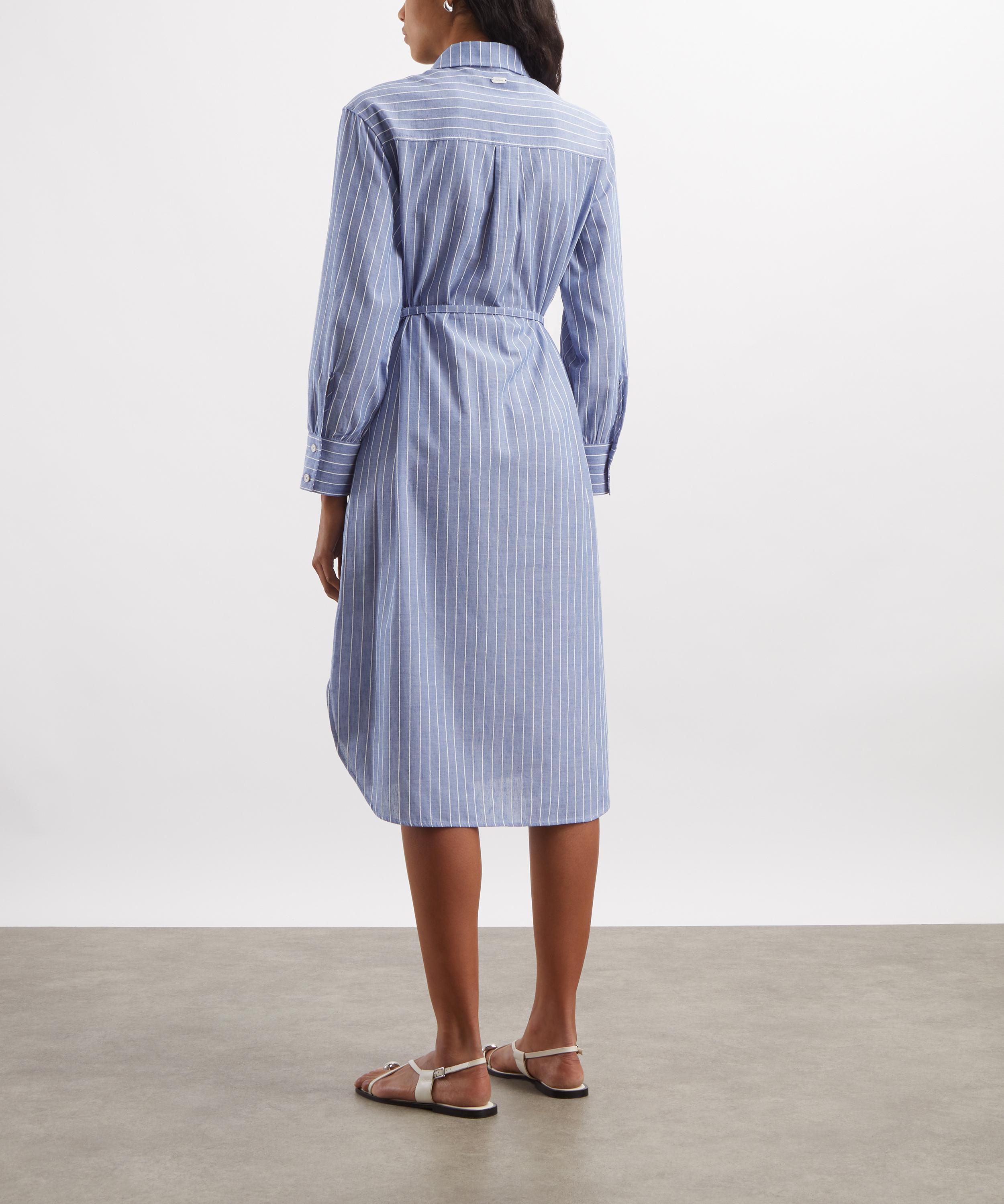 Barbour - Avon Striped Shirt Dress image number 3