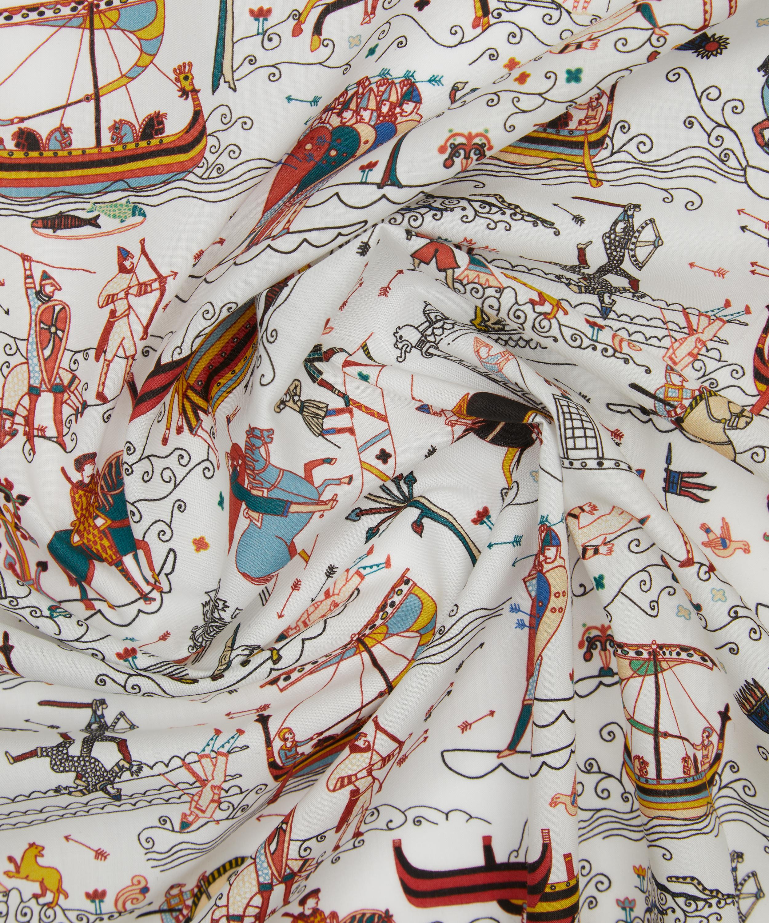 Liberty Fabrics - Liberty | British Museum Bayeux Tapestry Tana Lawn&trade; Cotton image number 3