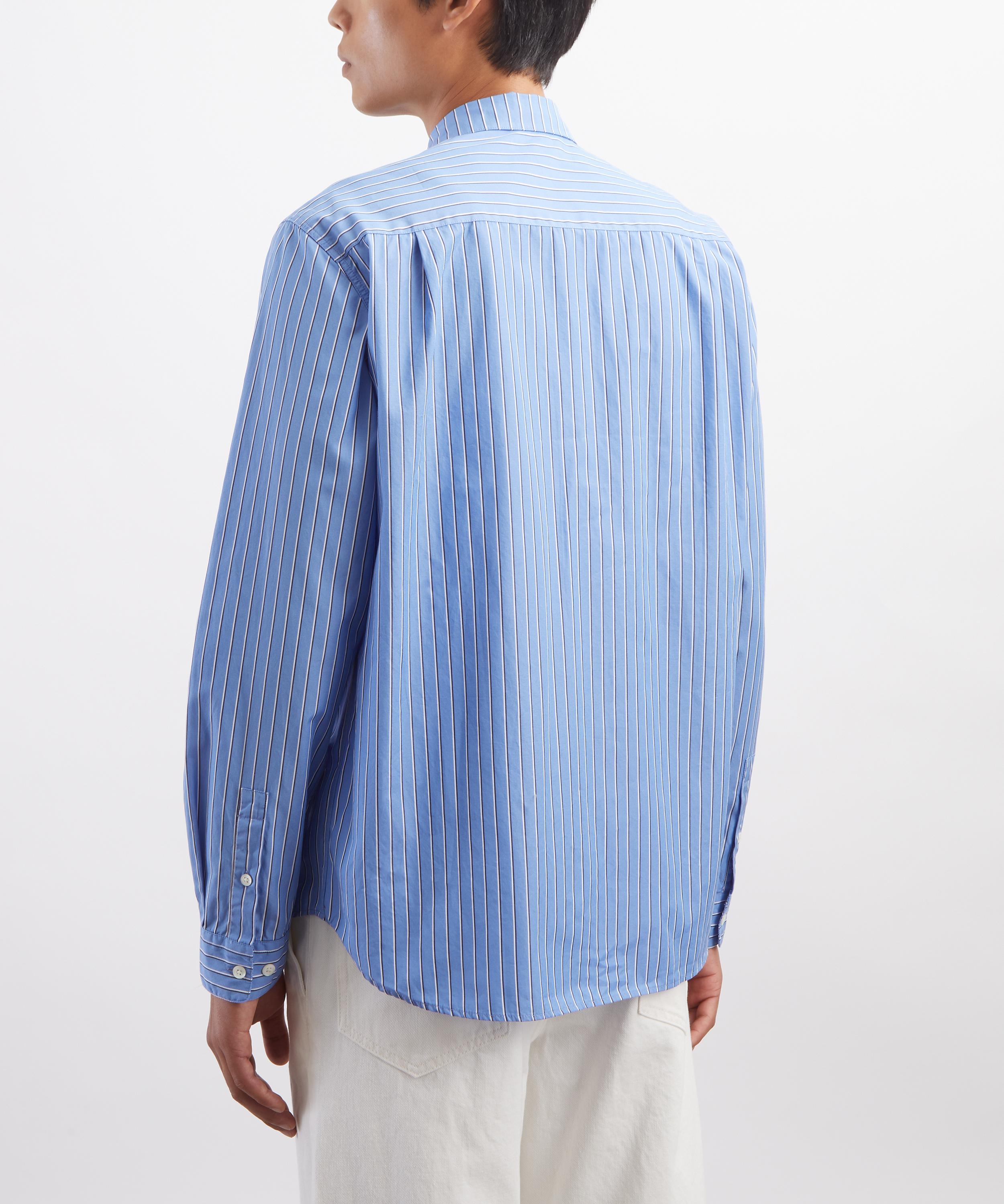 YMC - Blue Curtis Relaxed Shirt image number 3