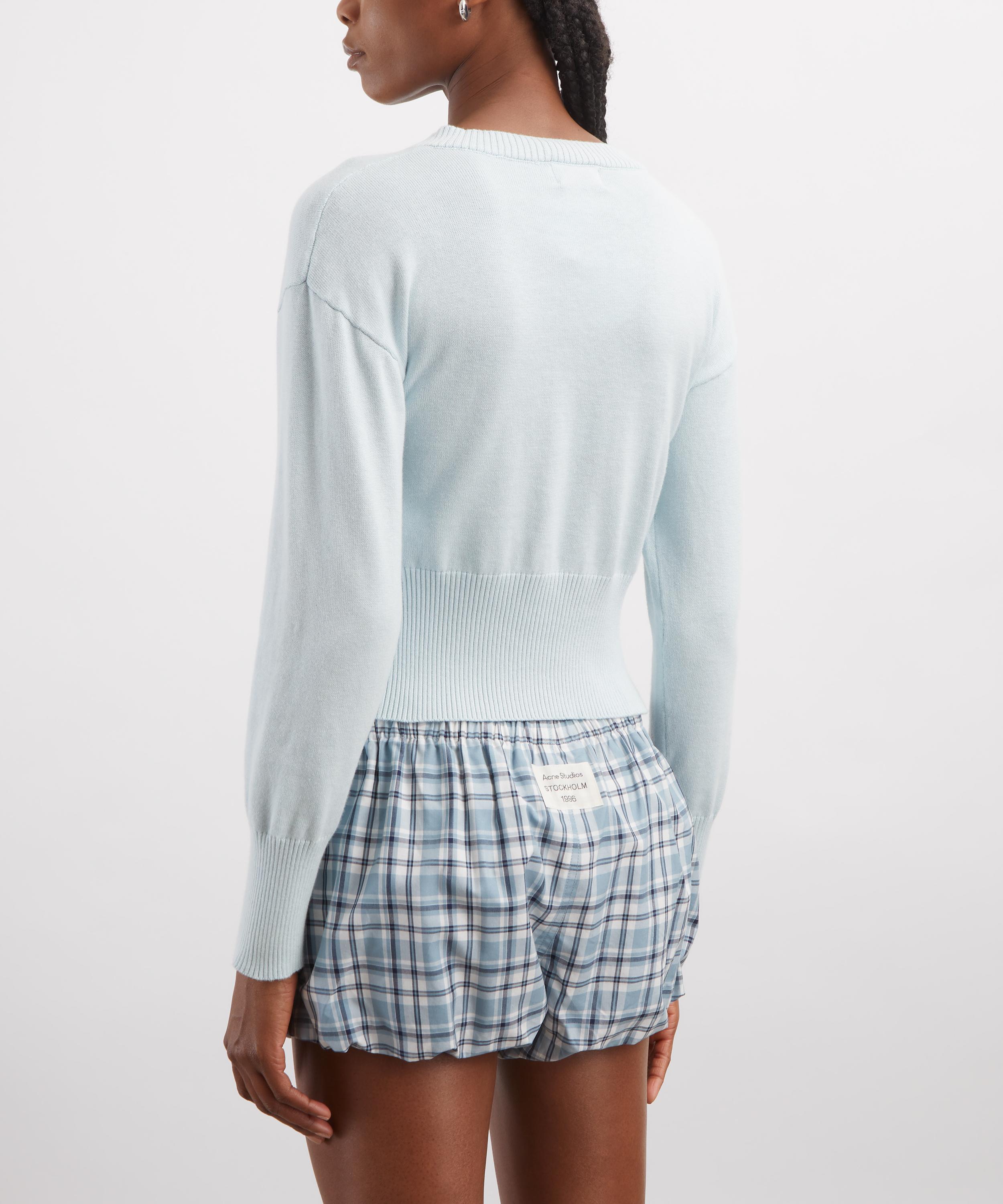 Caspar the Label - The Poet Cardigan Icy Blue image number 3