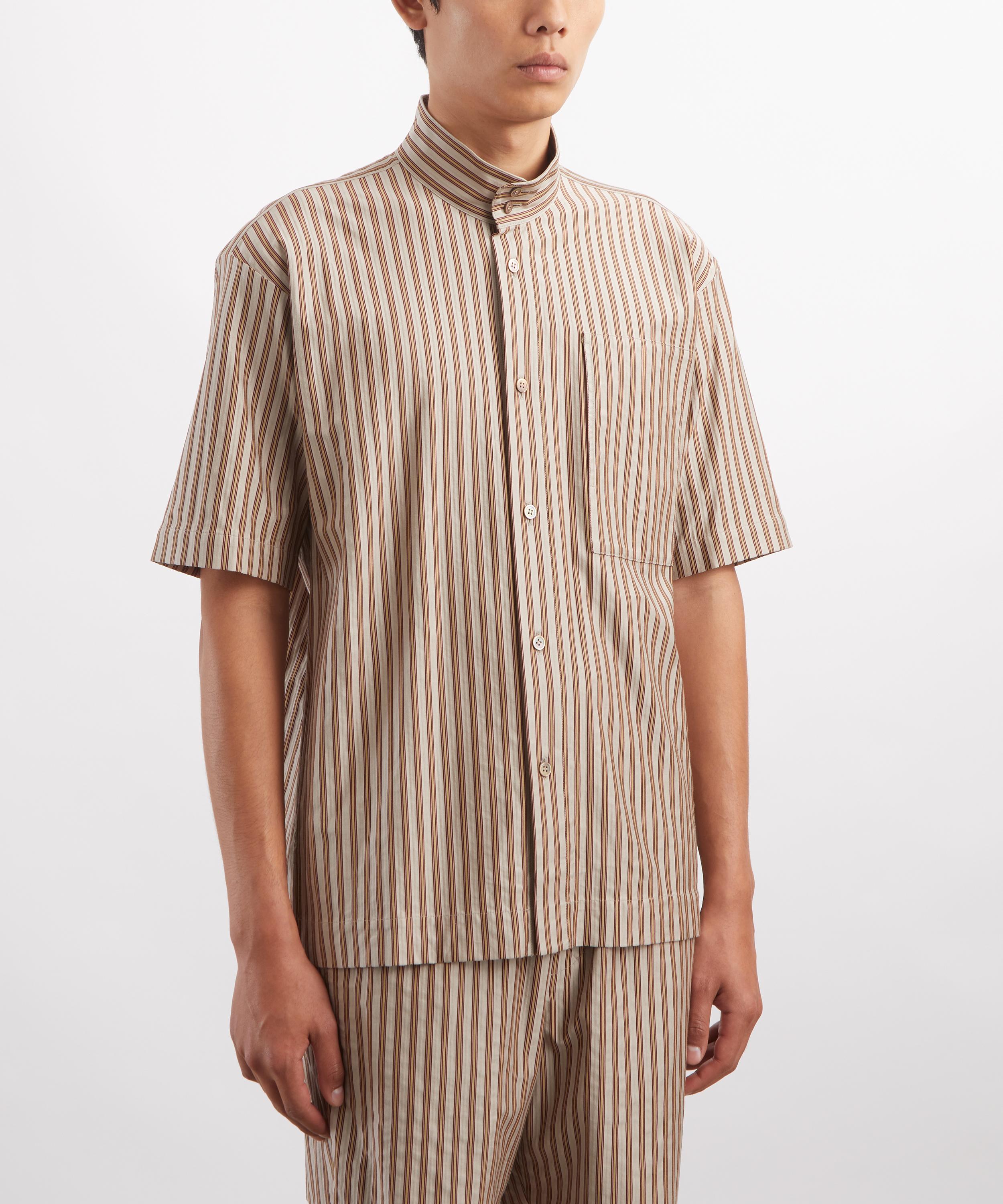HOMME PLISS&Eacute; ISSEY MIYAKE - STRIPE JERSEY Shirt image number 2