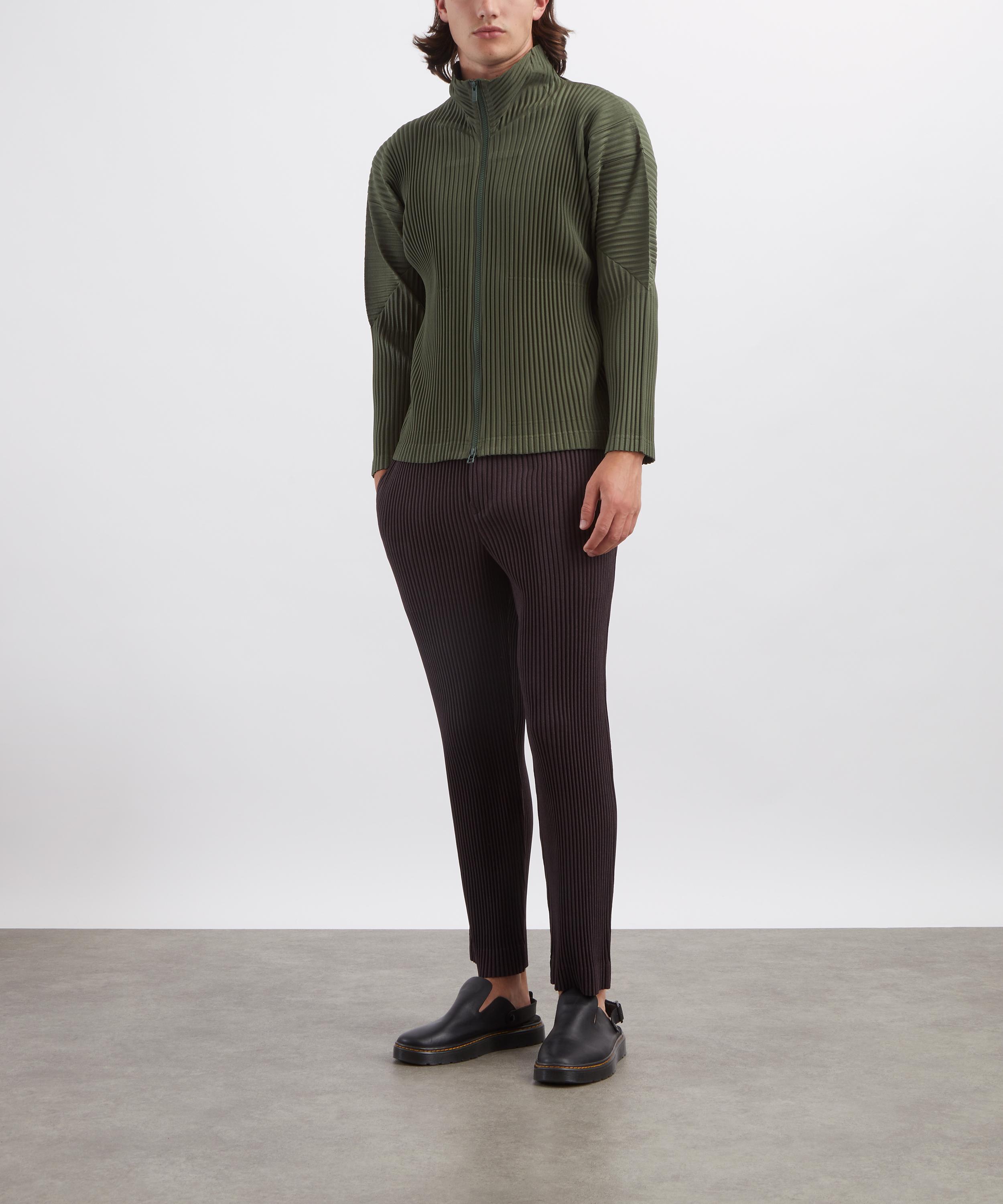 HOMME PLISS&Eacute; ISSEY MIYAKE - COLOUR PLEATS 2 Pleated Zip Jacket image number 1