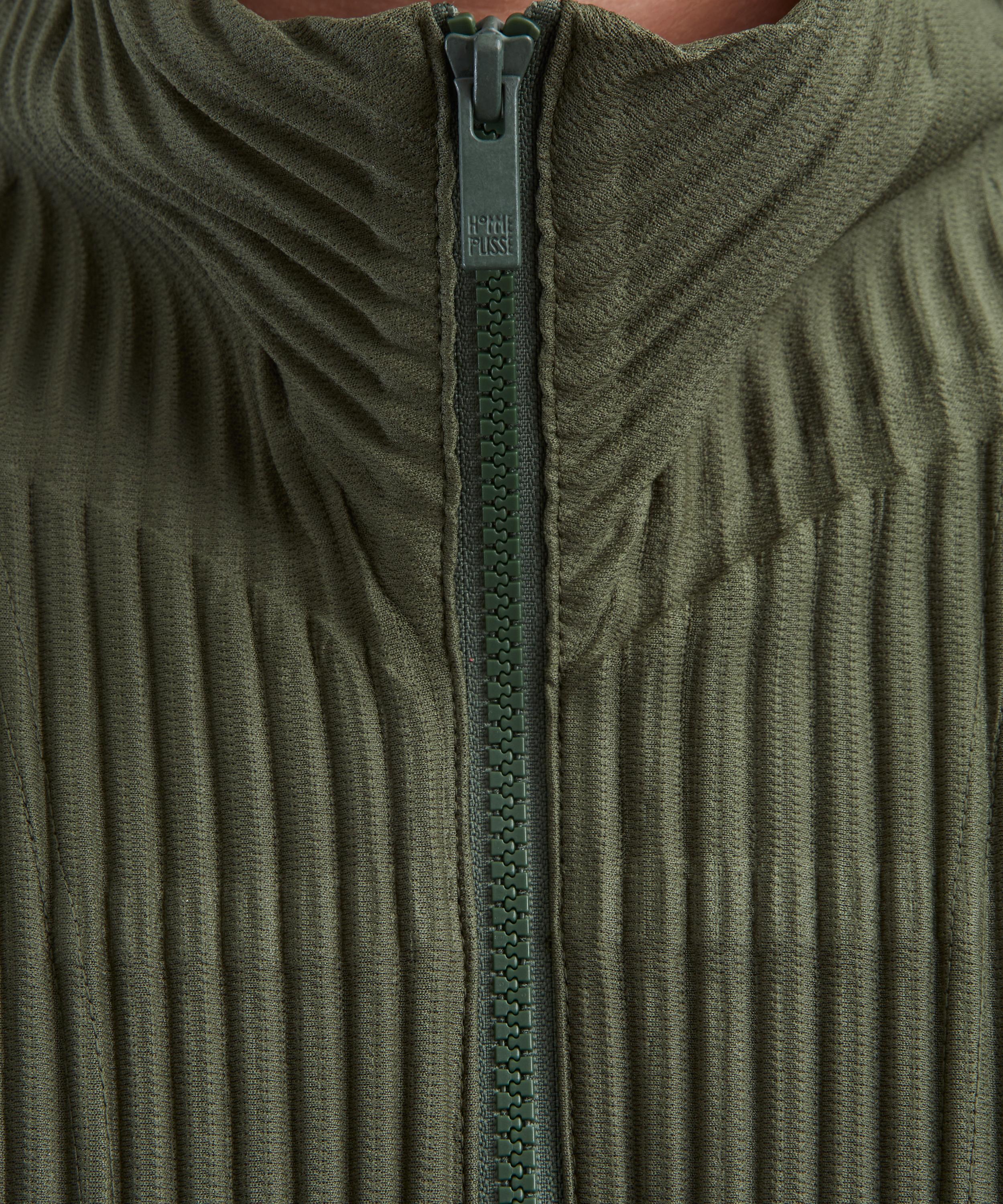 HOMME PLISS&Eacute; ISSEY MIYAKE - COLOUR PLEATS 2 Pleated Zip Jacket image number 4