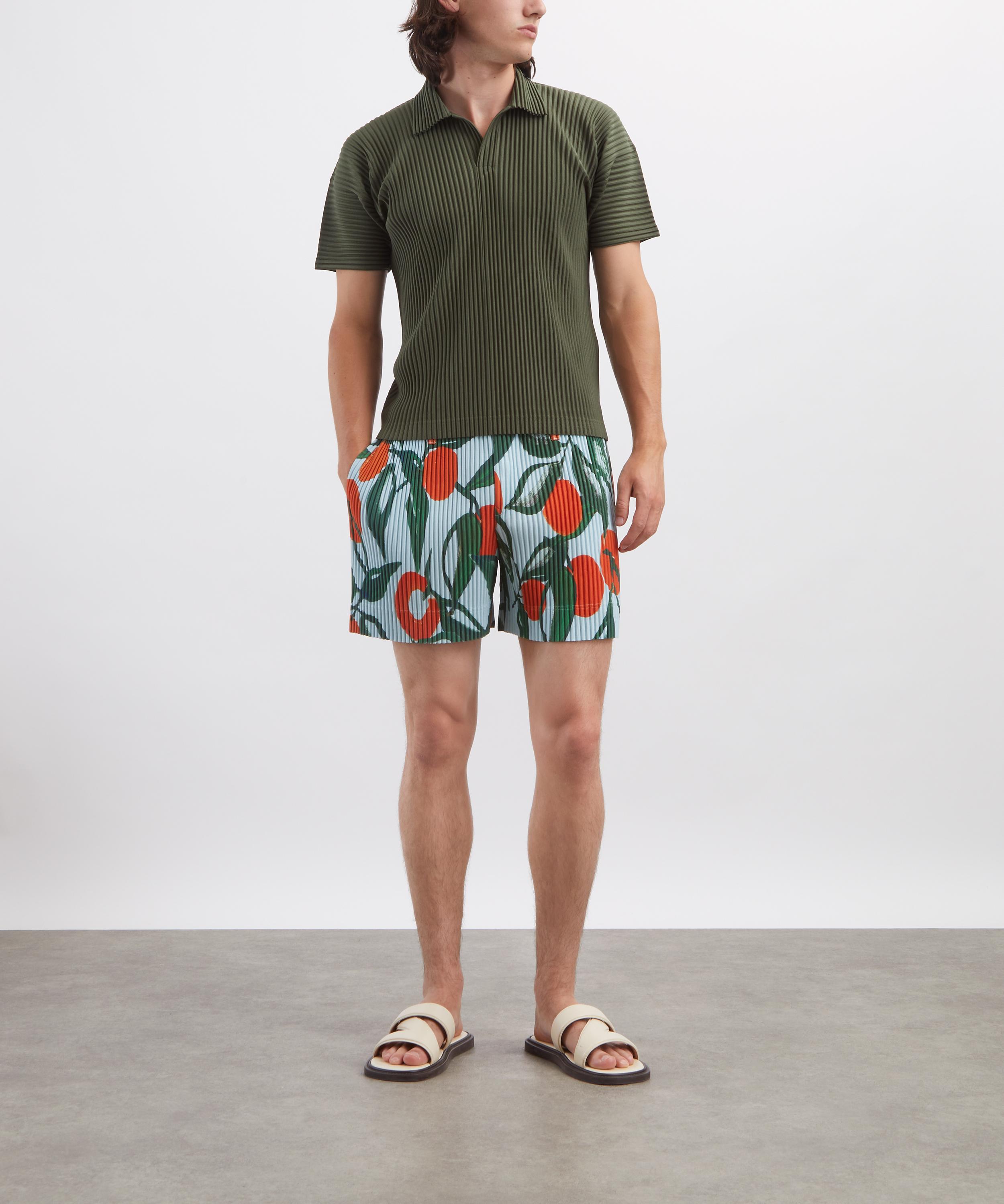 HOMME PLISS&Eacute; ISSEY MIYAKE - COLOUR PLEATS 2 Pleated Polo Shirt image number 1