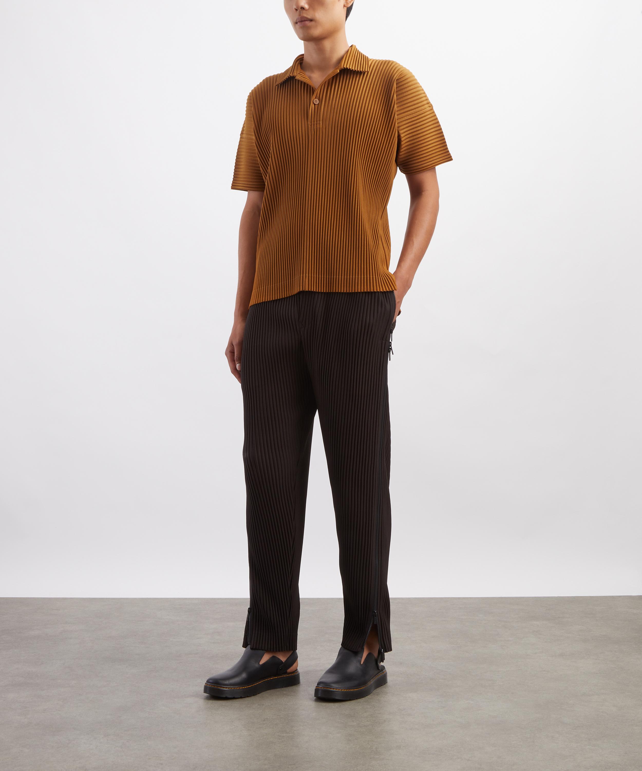 HOMME PLISS&Eacute; ISSEY MIYAKE - MONTHLY COLOURS: JUNE Pleated Polo Shirt image number 1