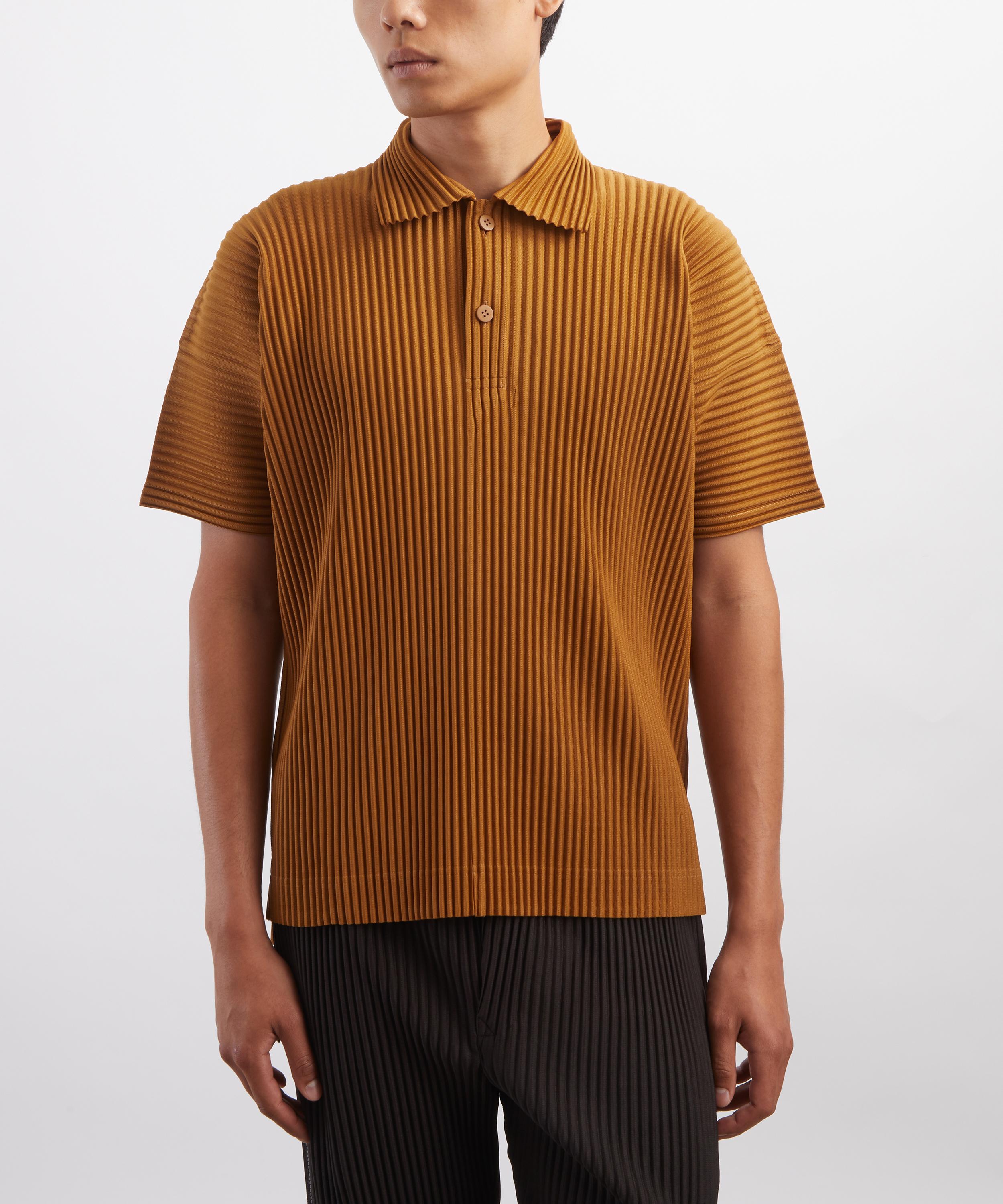 HOMME PLISS&Eacute; ISSEY MIYAKE - MONTHLY COLOURS: JUNE Pleated Polo Shirt image number 2
