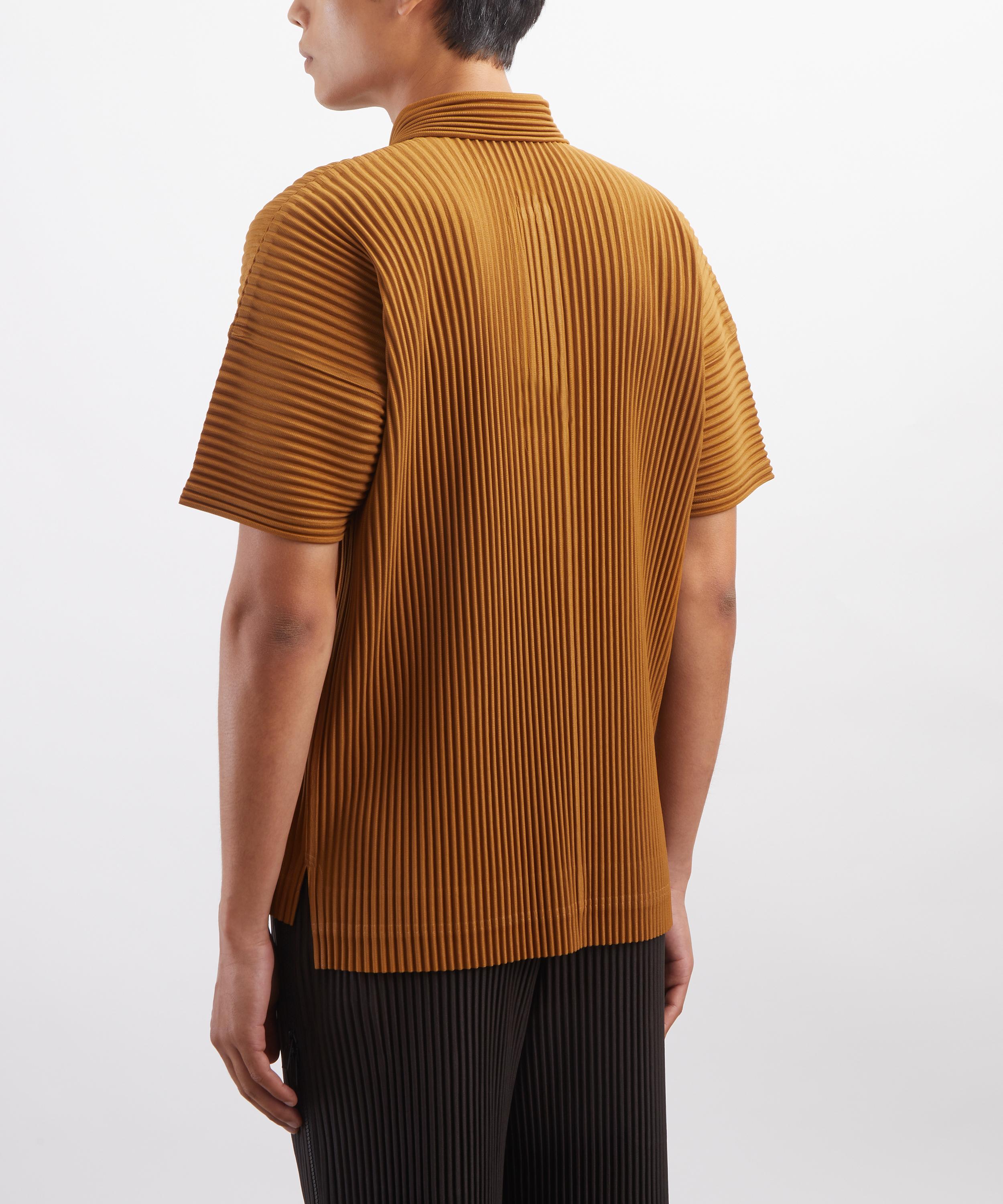 HOMME PLISS&Eacute; ISSEY MIYAKE - MONTHLY COLOURS: JUNE Pleated Polo Shirt image number 3