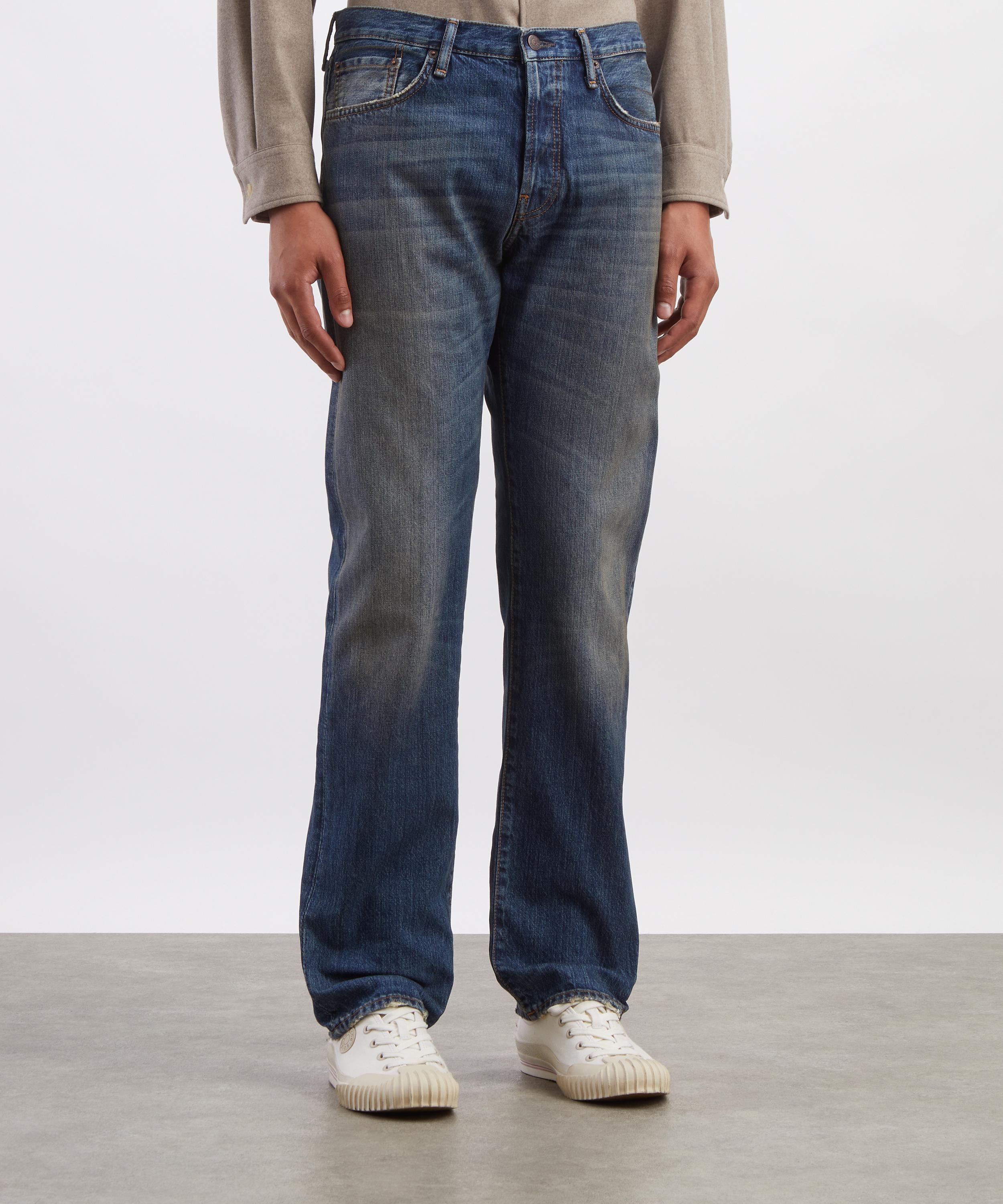 Acne Studios - Regular Fit 1996 Jeans in Mid-Blue image number 2