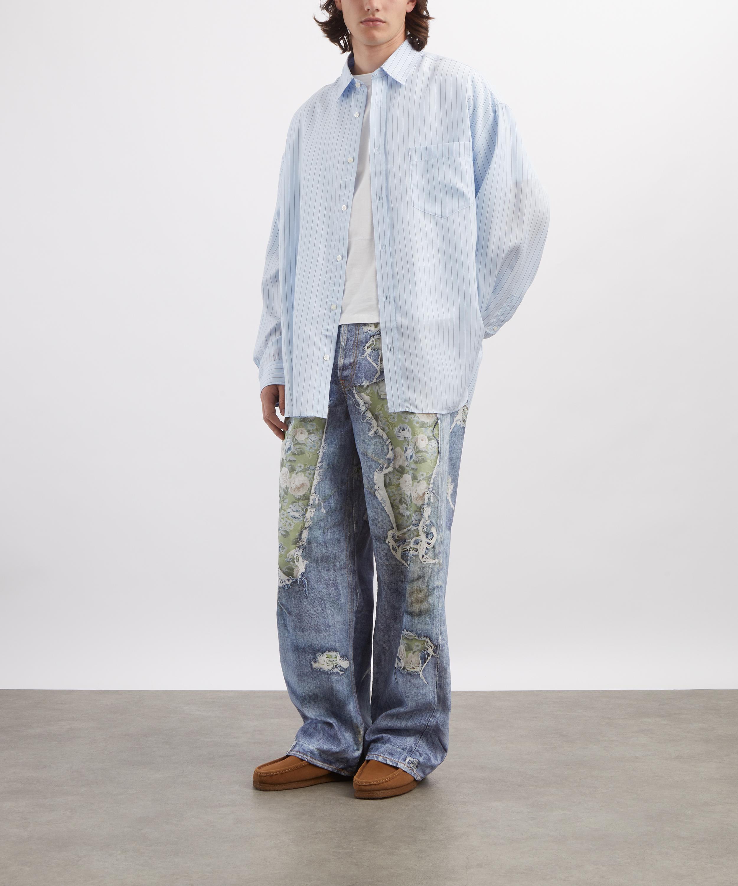 Acne Studios - Striped Button-Up Shirt image number 1