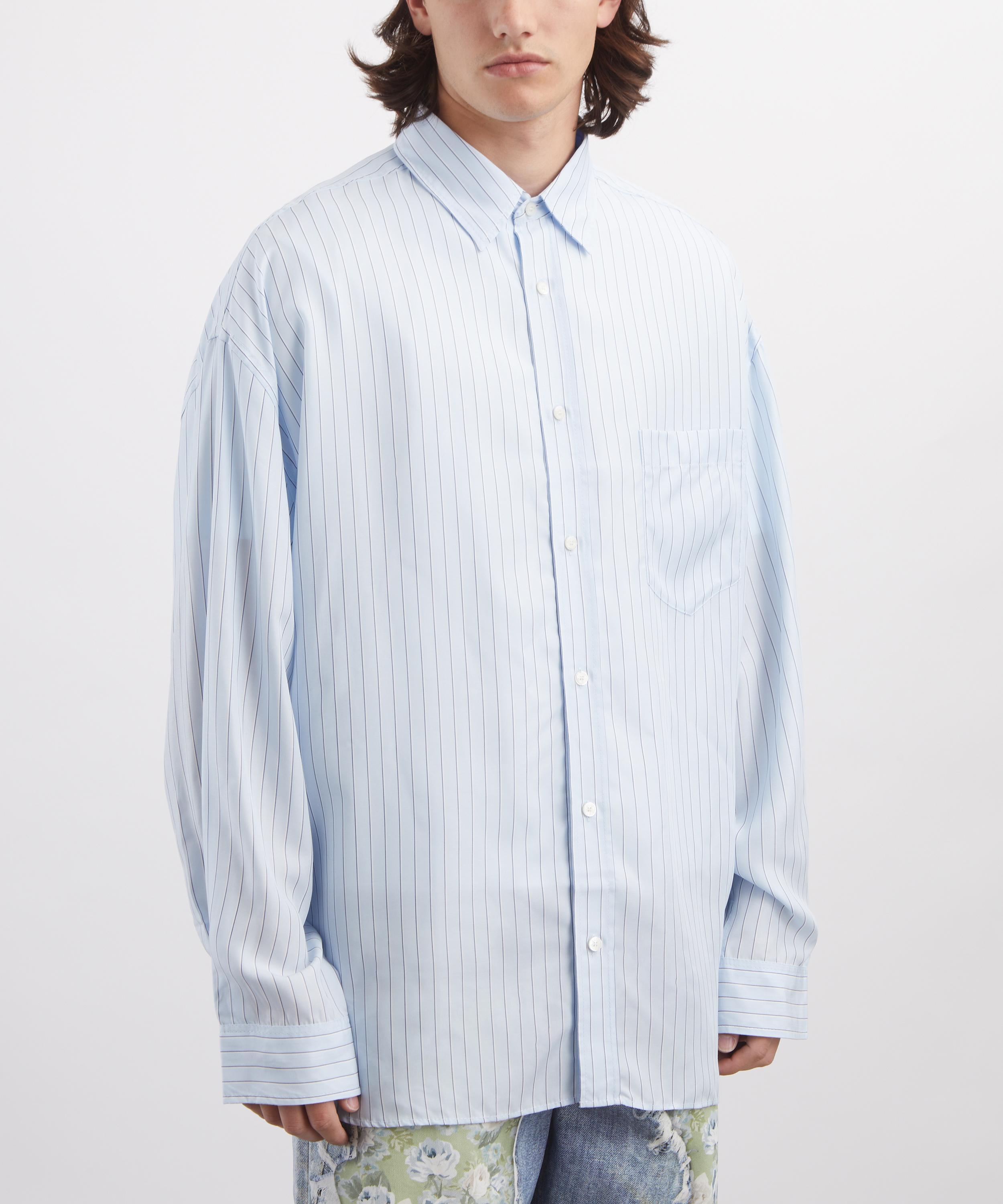 Acne Studios - Striped Button-Up Shirt image number 2