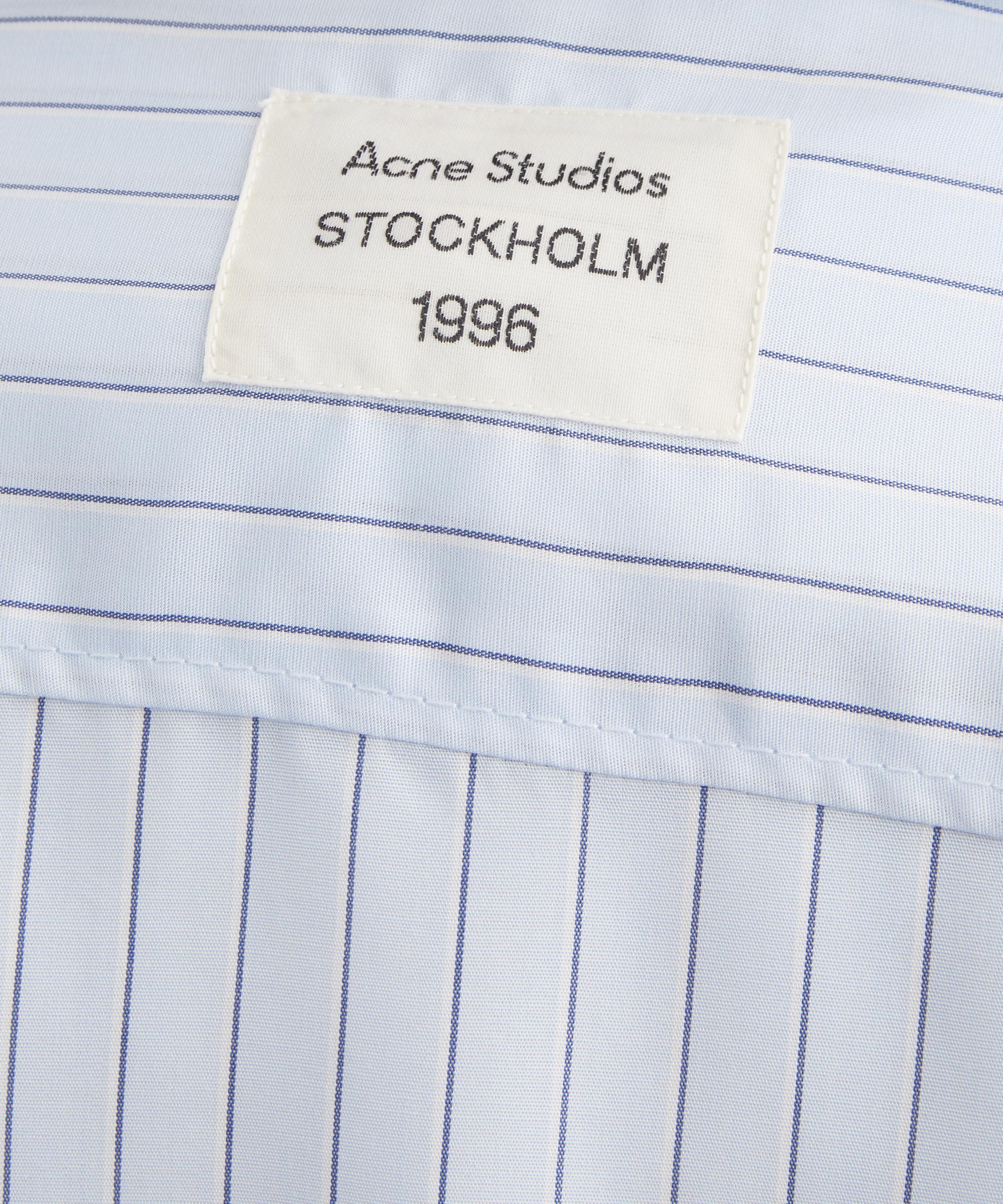 Acne Studios - Striped Button-Up Shirt image number 4