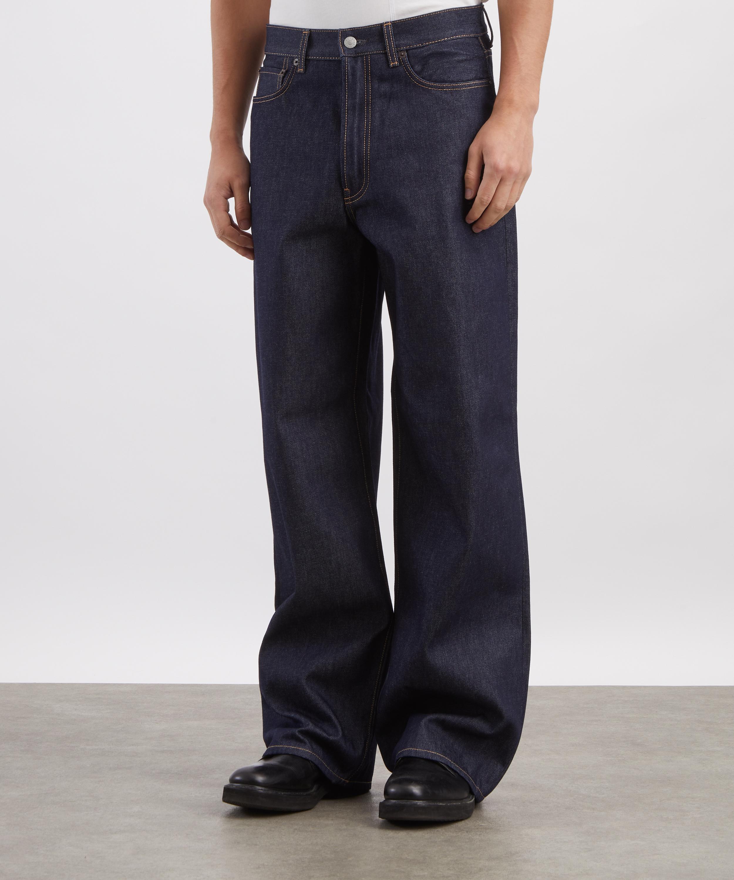 Acne Studios - Loose Fit 1981 Jeans in Indigo Blue image number 2