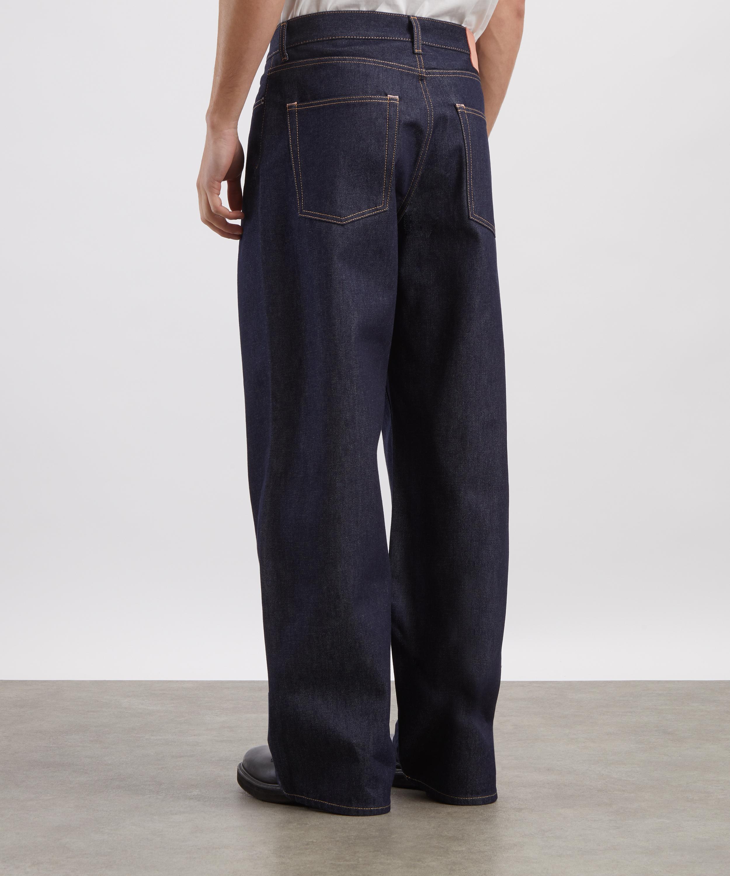 Acne Studios - Loose Fit 1981 Jeans in Indigo Blue image number 3