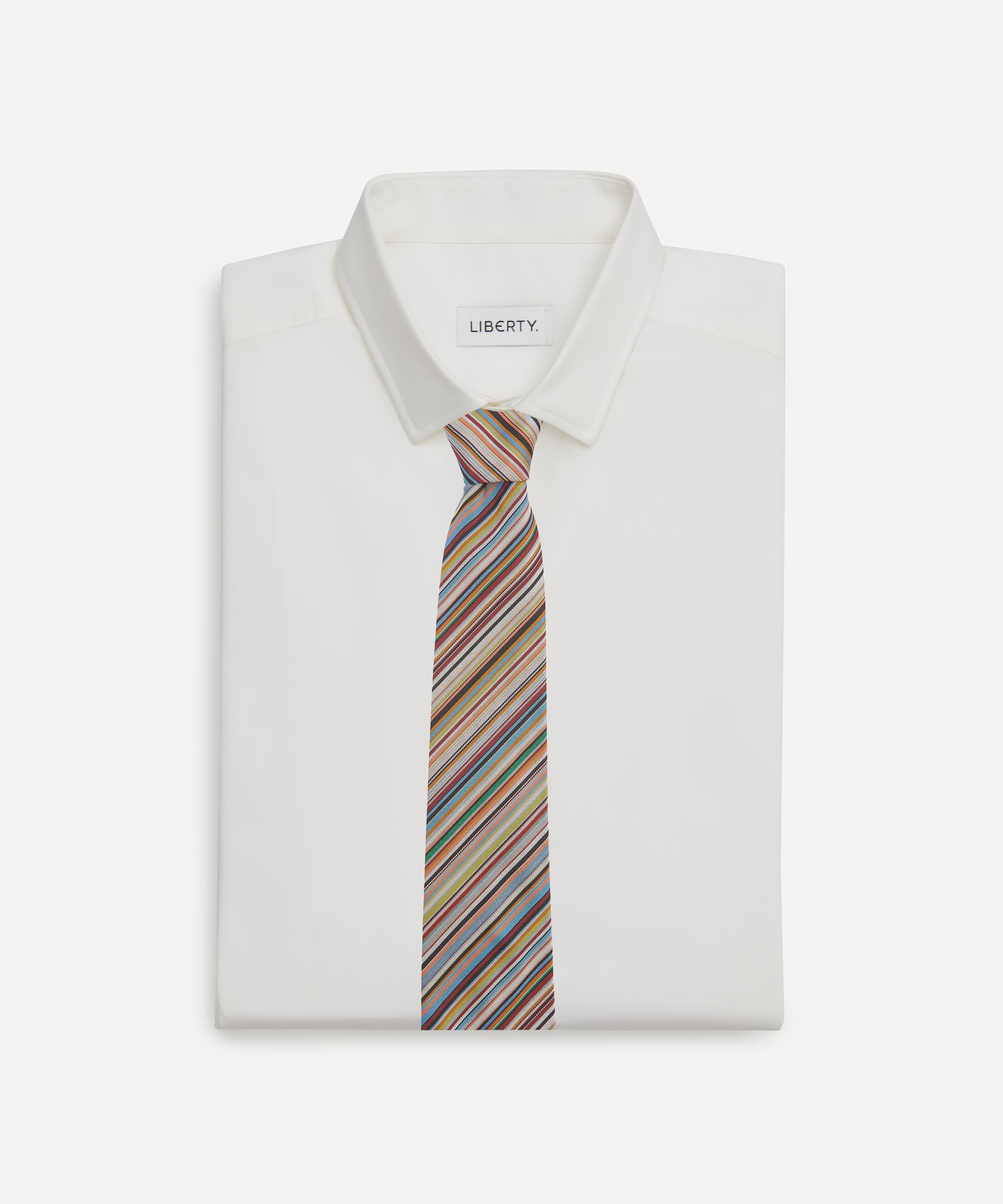 Paul Smith - Signature Stripe Silk Tie image number 2