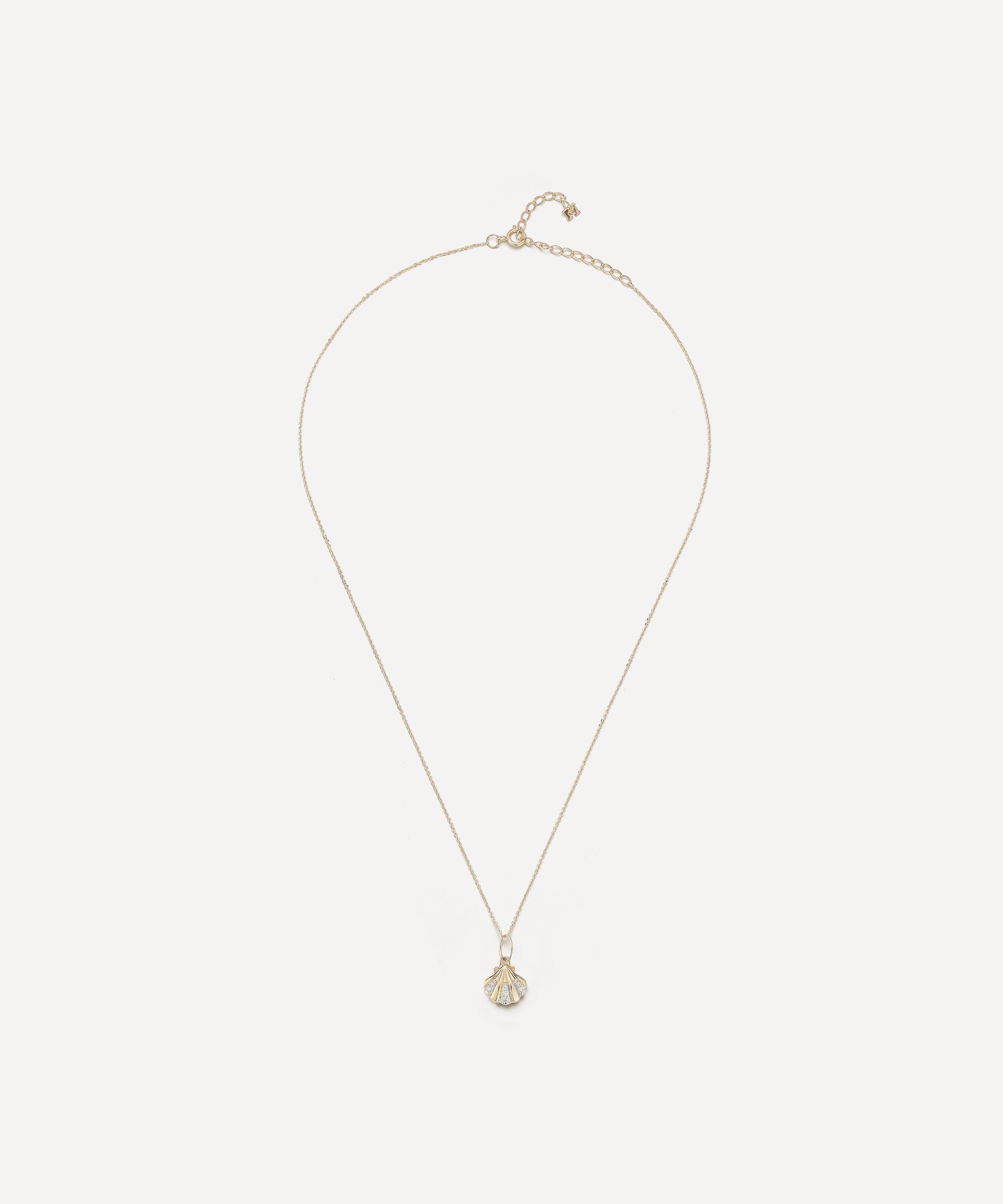 Mateo - 14ct Gold Venus Pendant Necklace image number 2