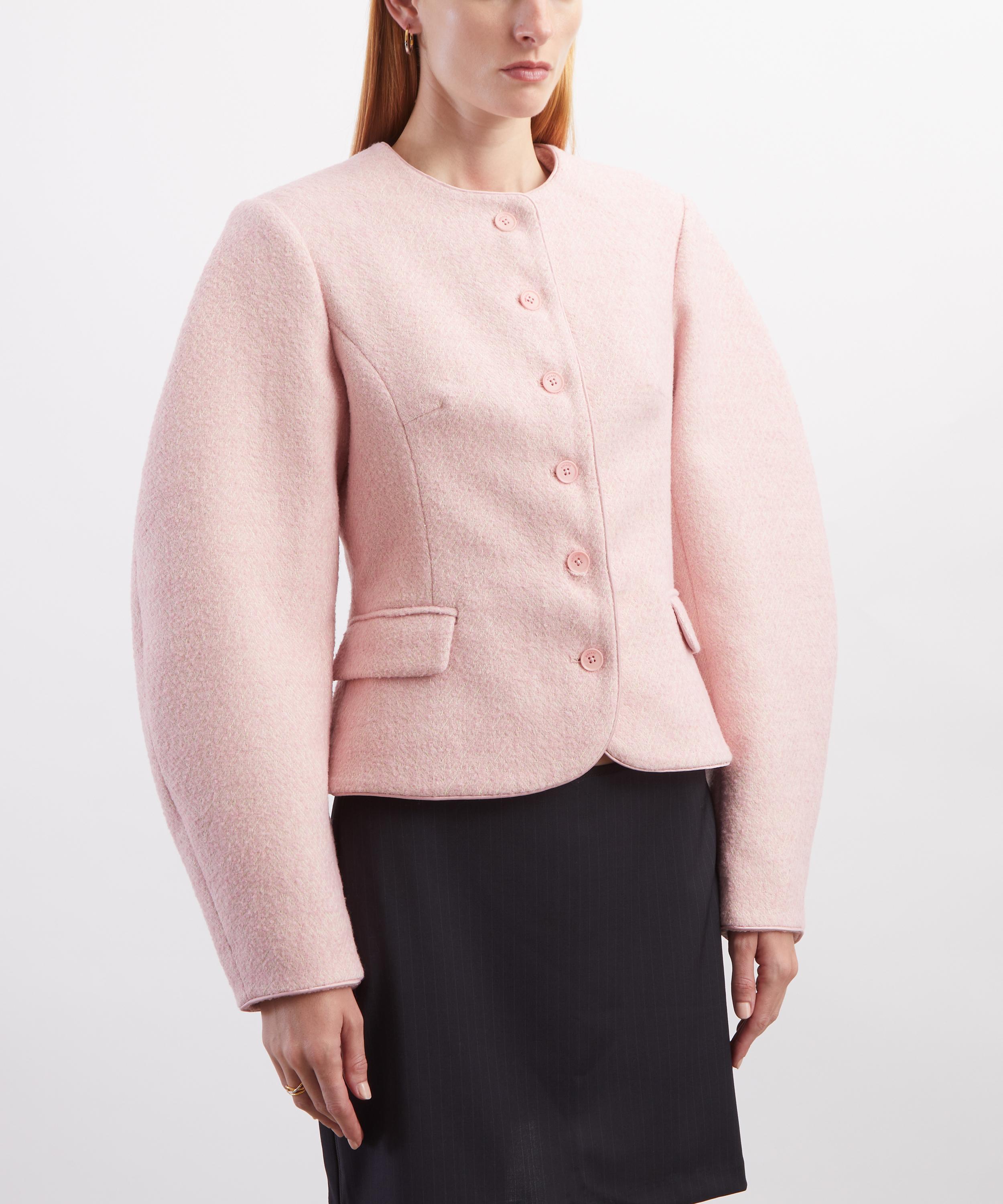 ROTATE Birger Christensen - Pink Cocoon Sleeve Jacket image number 2