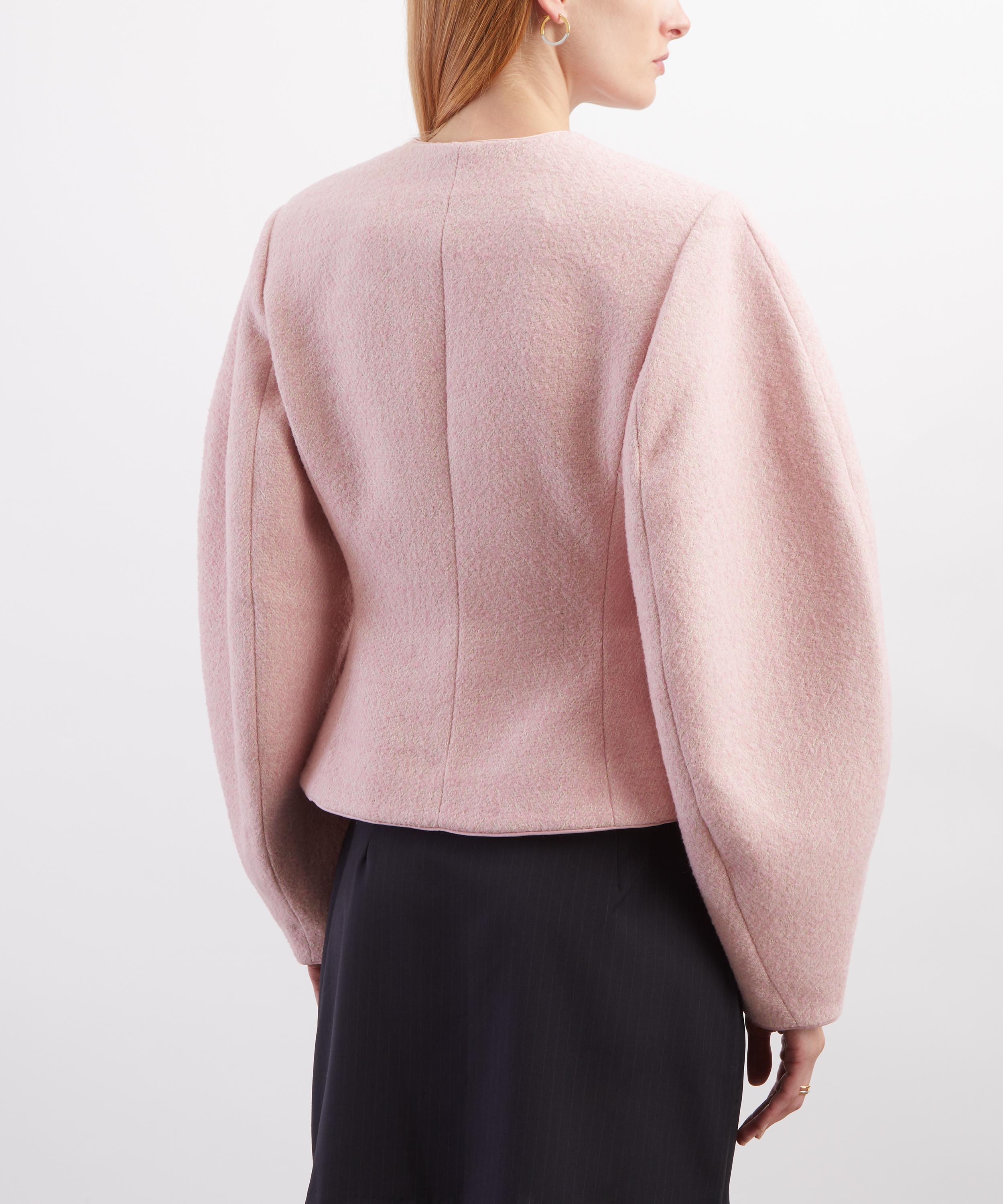 ROTATE Birger Christensen - Pink Cocoon Sleeve Jacket image number 3