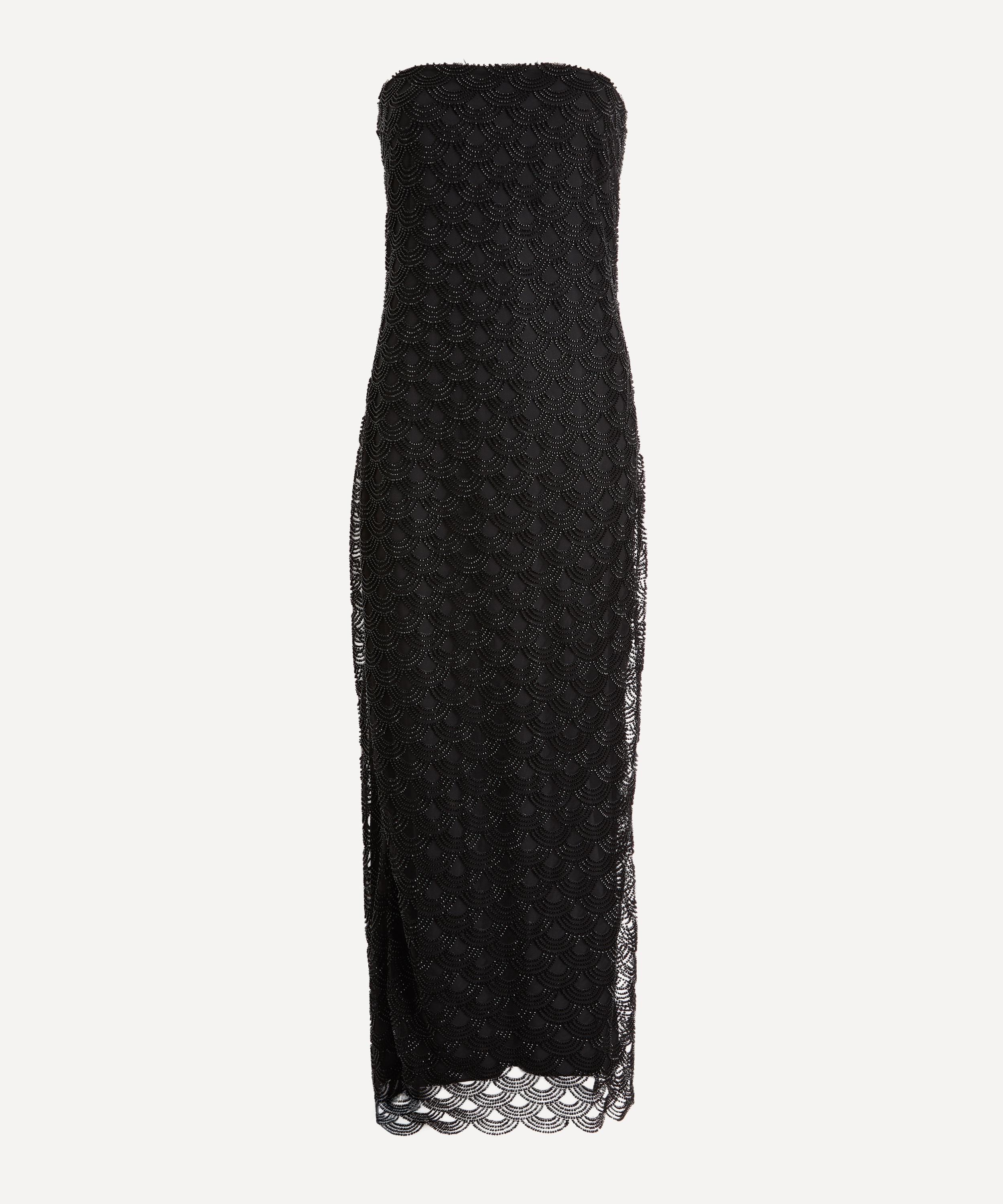 rotate birger christensen embroidered strapless midi dress ROTATE BIRGER CHRISTENSEN, Embroidered strapless midi dress New Wedding  Dress Save 29%