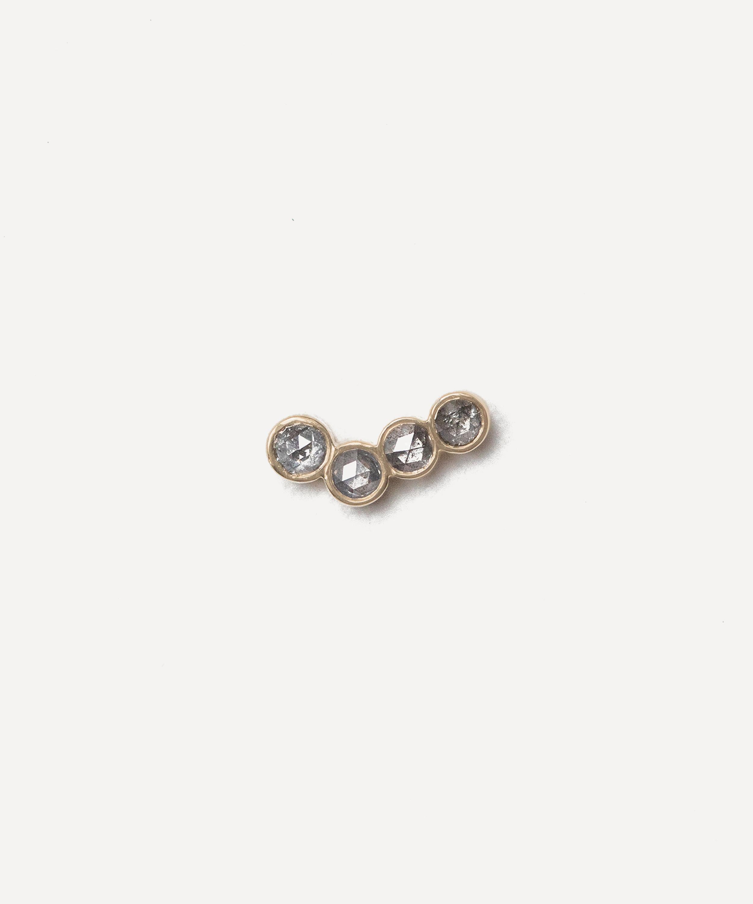 Celine Daoust - 14ct Gold Diamond Regular Stud Earrings