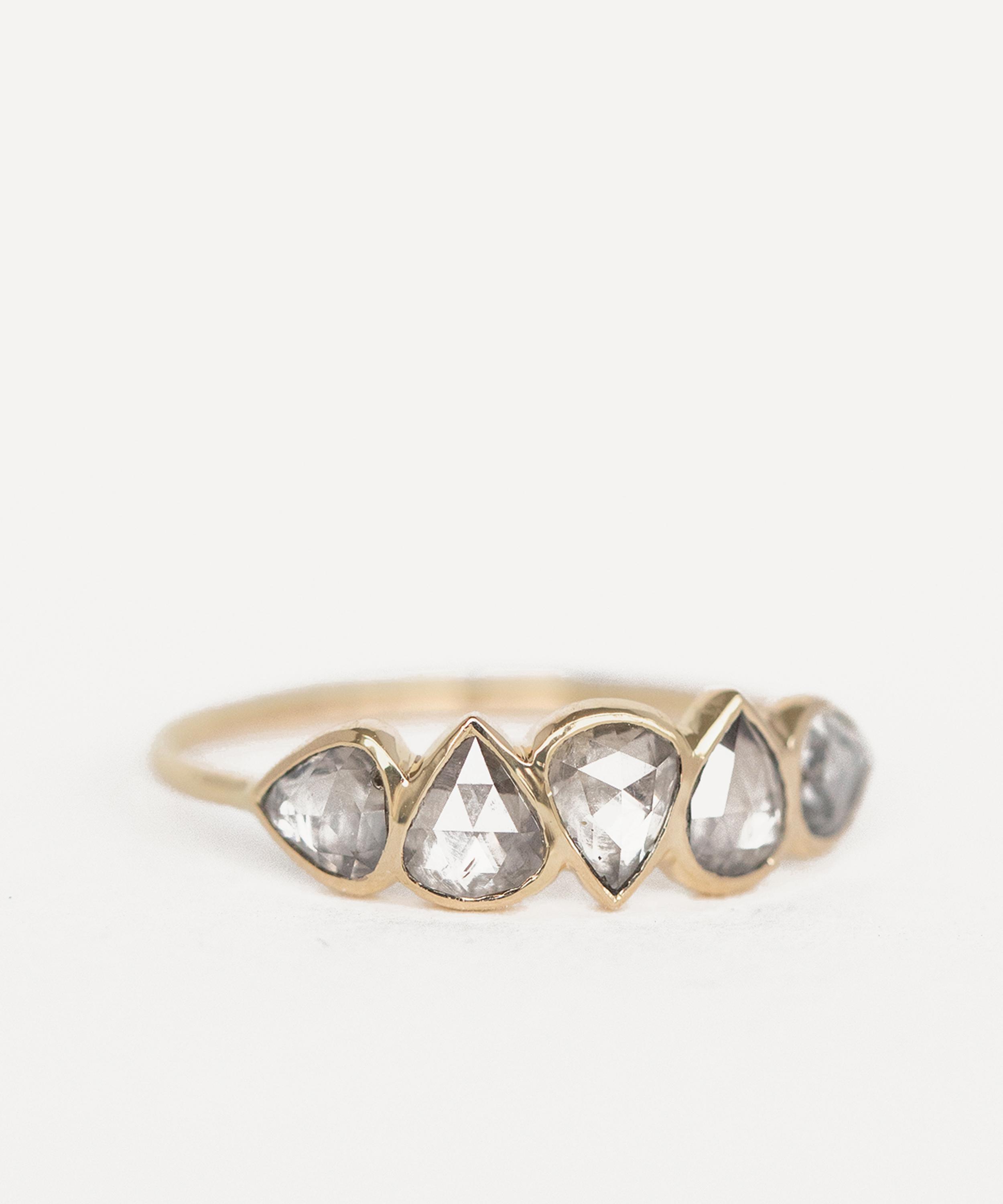 Celine Daoust - 14ct Gold Multi Diamond Ring image number 0