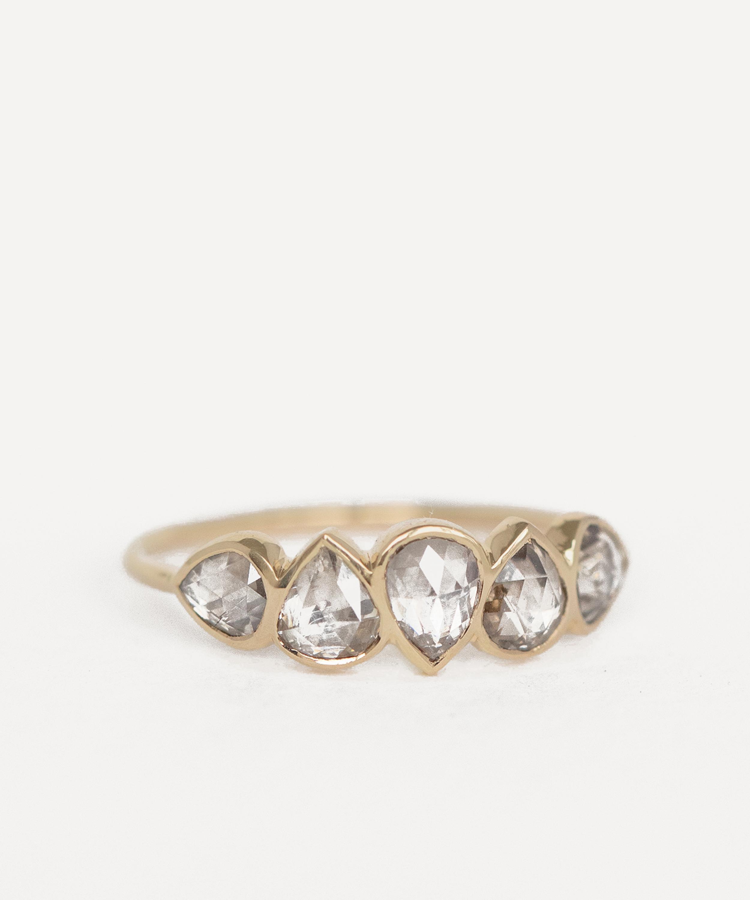 Celine Daoust - 14ct Gold Multi Diamond Ring image number 1