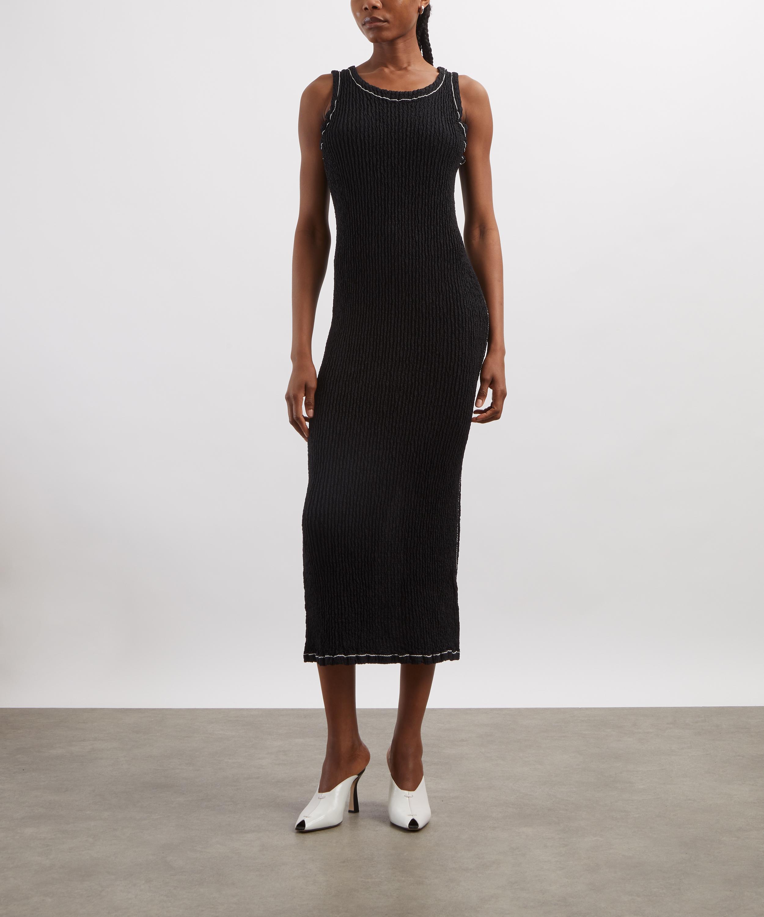 Issey Miyake - WAVELET ENSEMBLE Midi Dress image number 2