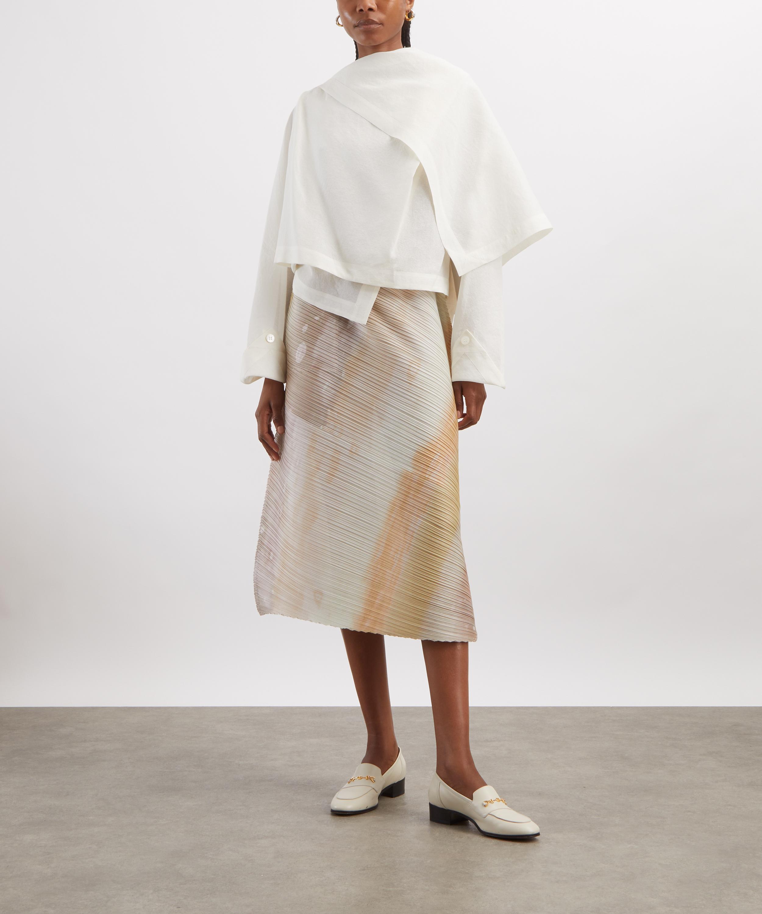 Pleats Please Issey Miyake - SEA BUBBLE Pleated Midi Skirt image number 1