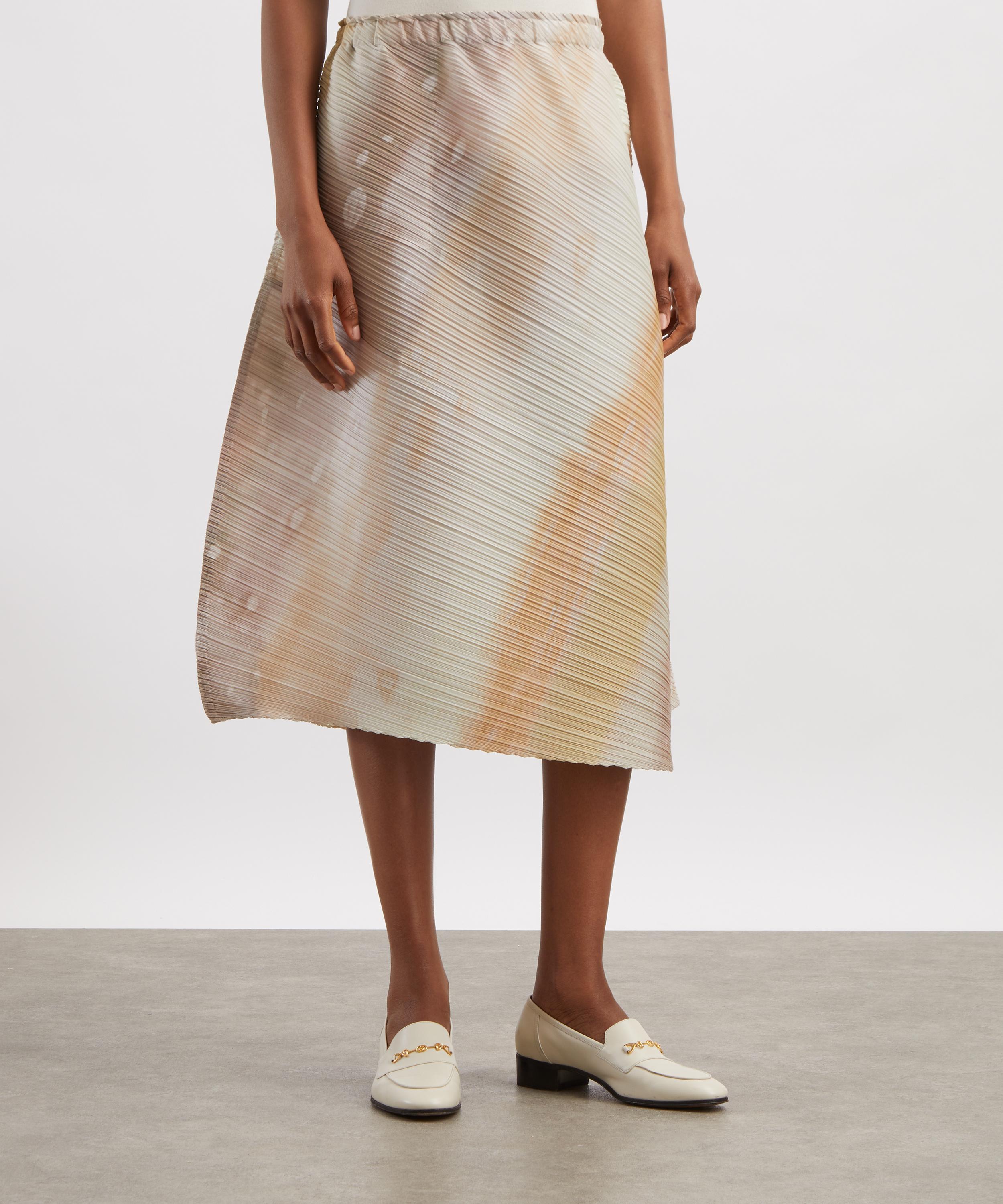 Pleats Please Issey Miyake - SEA BUBBLE Pleated Midi Skirt image number 2