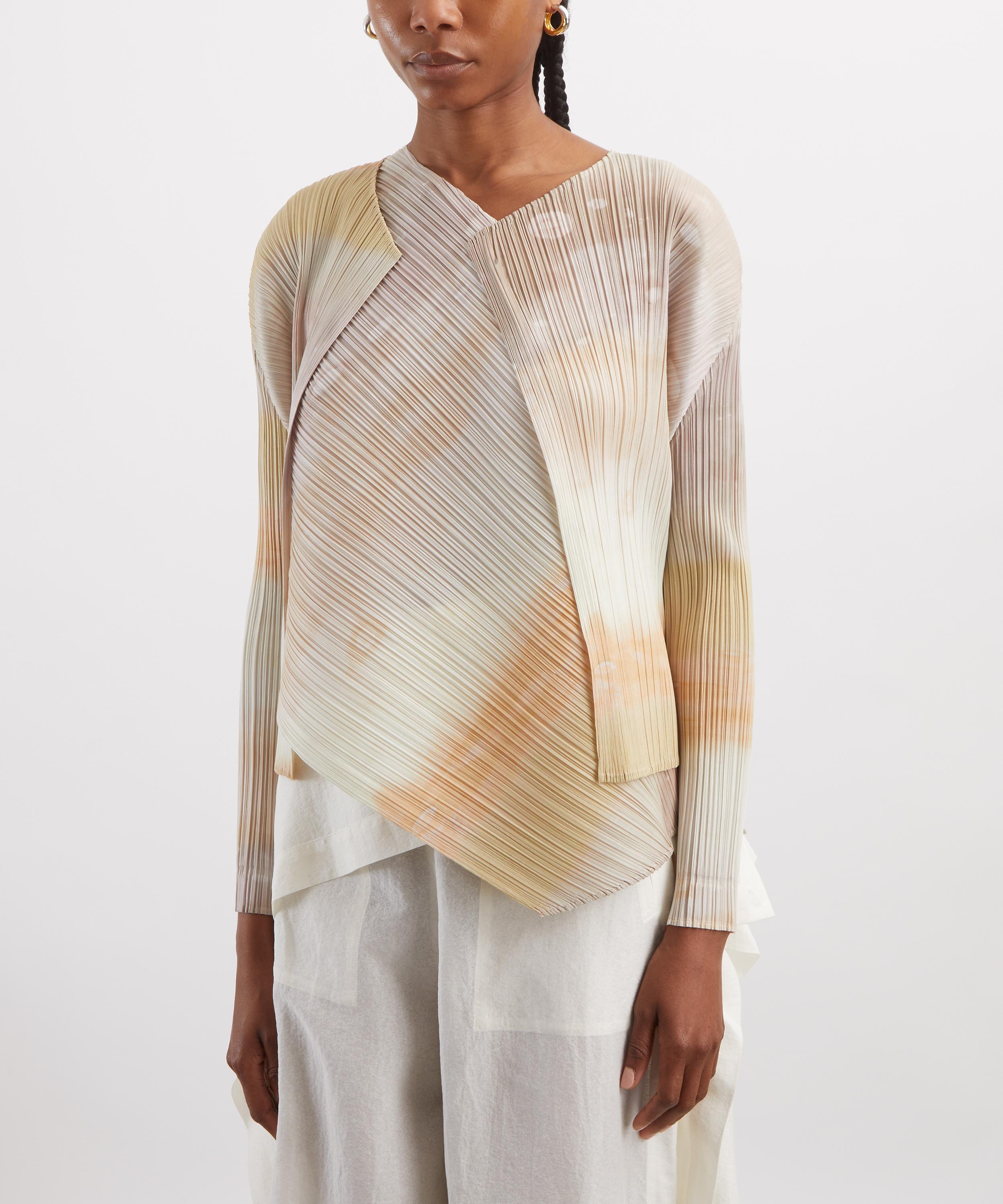 Pleats Please Issey Miyake - SEA BUBBLE Pleated Cardigan image number 2