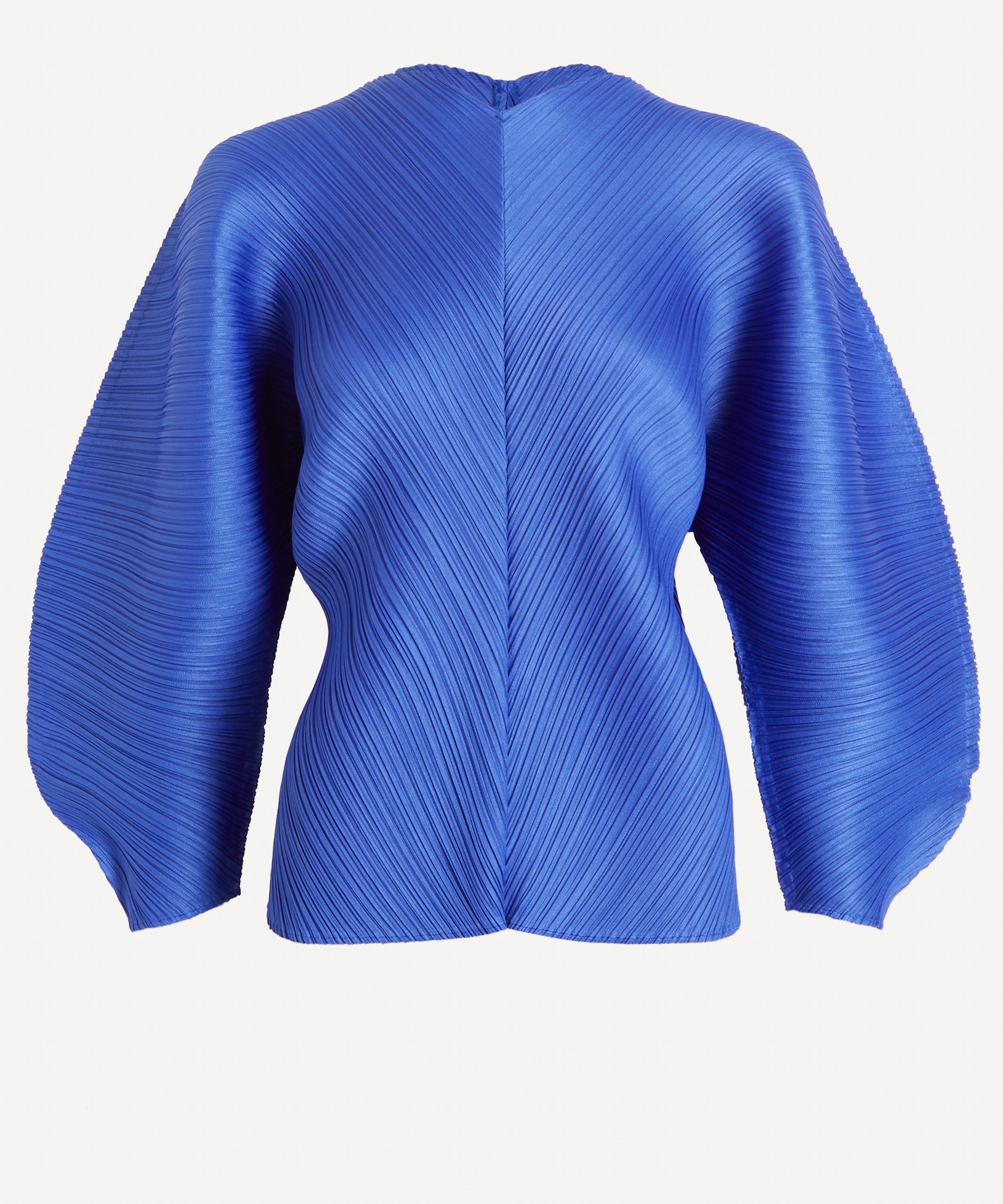 Pleats Please Issey Miyake - COAST Blue Pleated Top