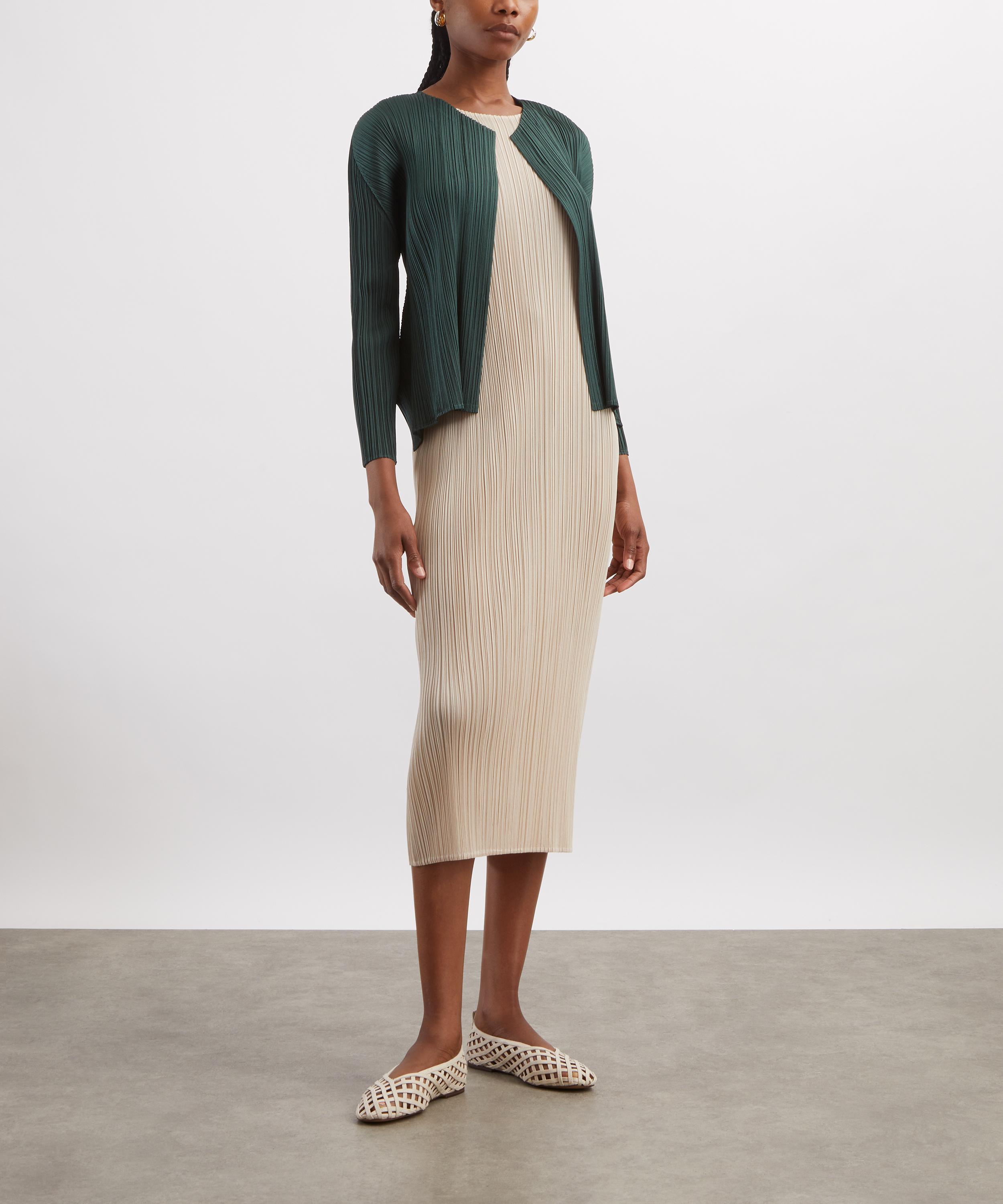 Pleats Please Issey Miyake - MONTHLY COLORS MAY Pleated Maxi Dress image number 1