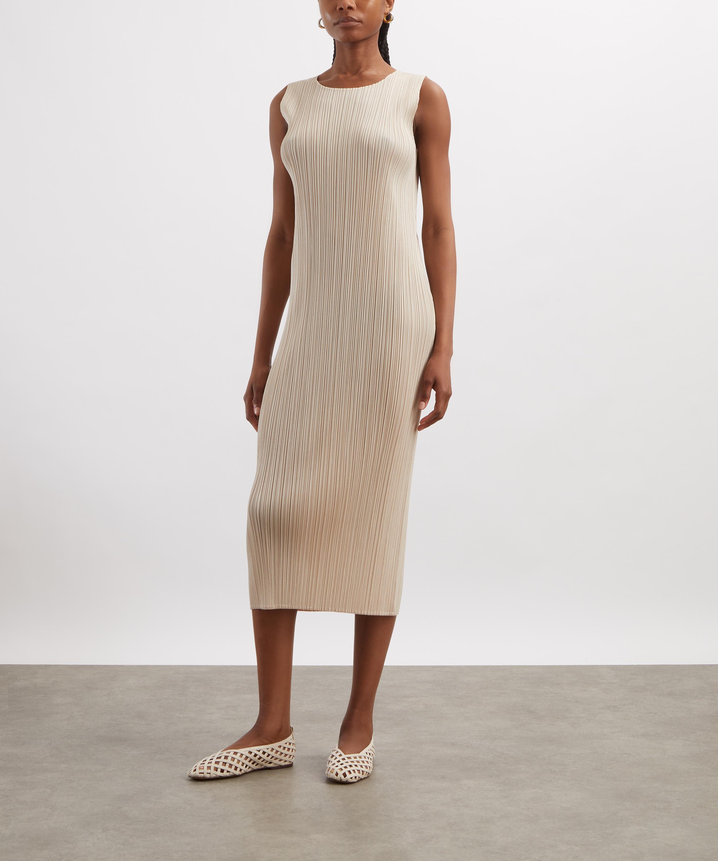 Pleats Please Issey Miyake - MONTHLY COLORS MAY Pleated Maxi Dress image number 2