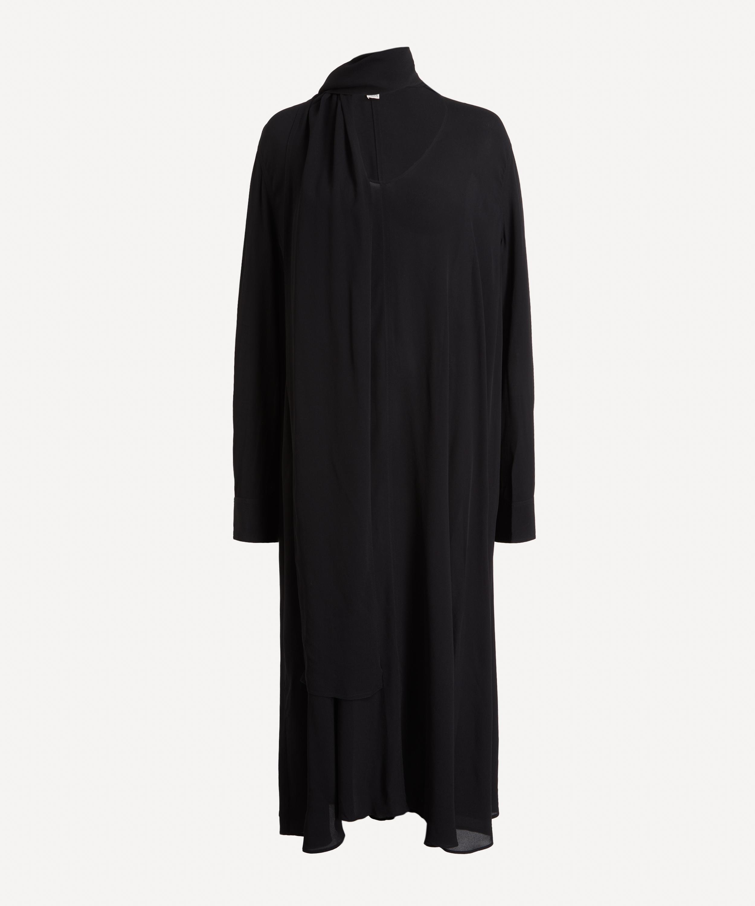 Toteme - Black Rounded Neckline Dress image number 0